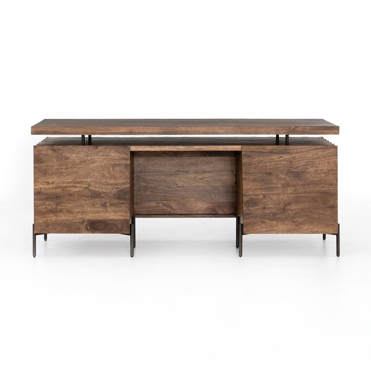 Raymond 71" Desk - Antique Brown