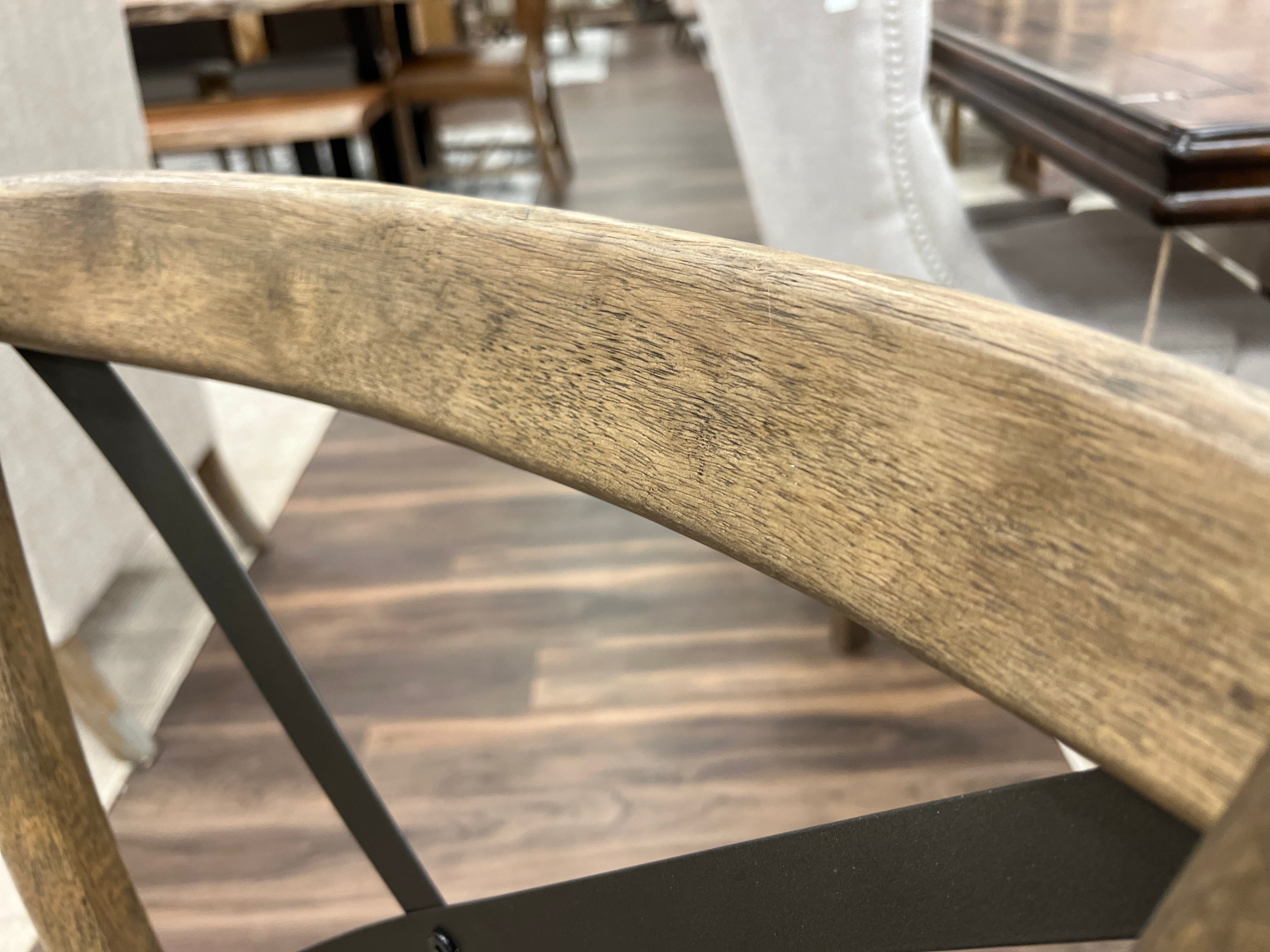 Salem X-Back Dining Chair - Distressed Natural