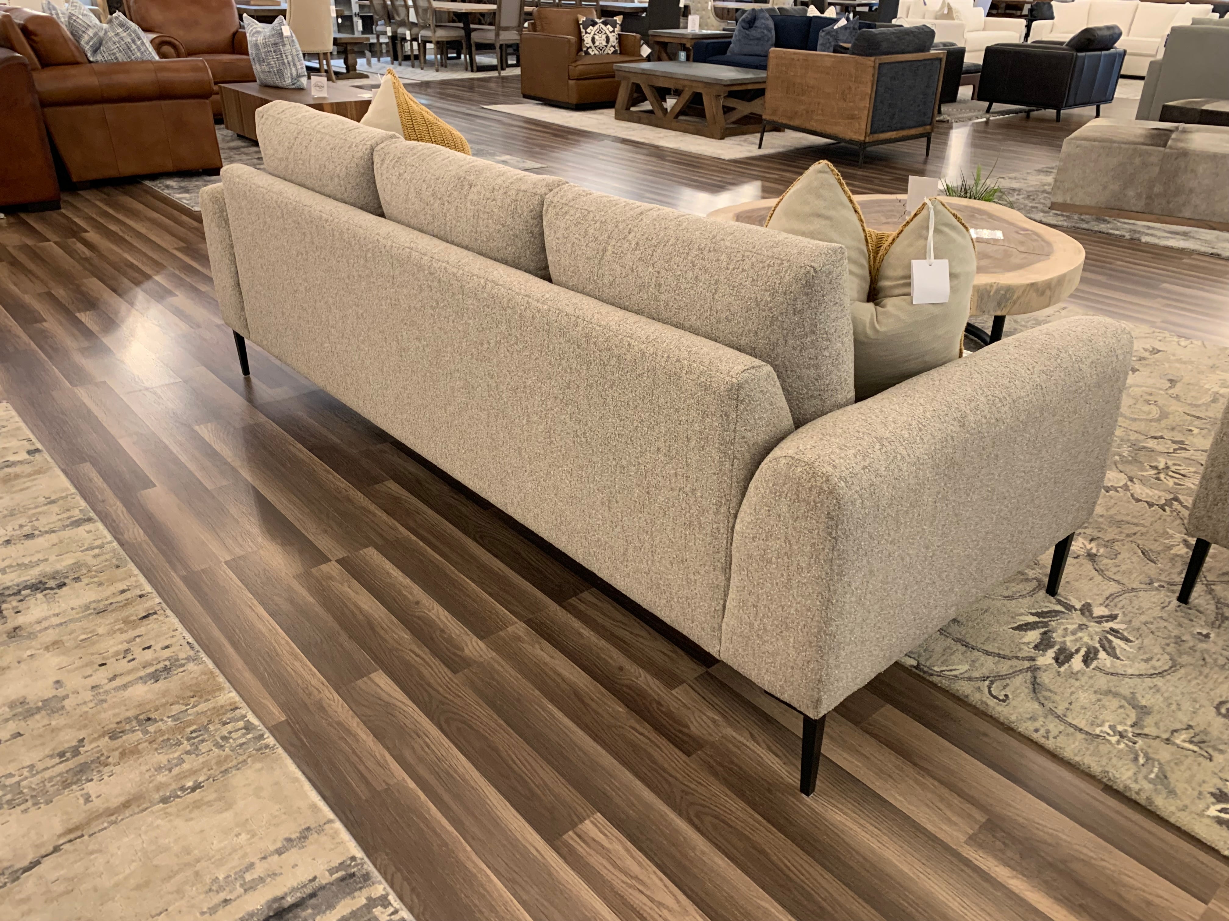 Monte Express Ship 84" 2 Cushion Sofa - Textured Taupe