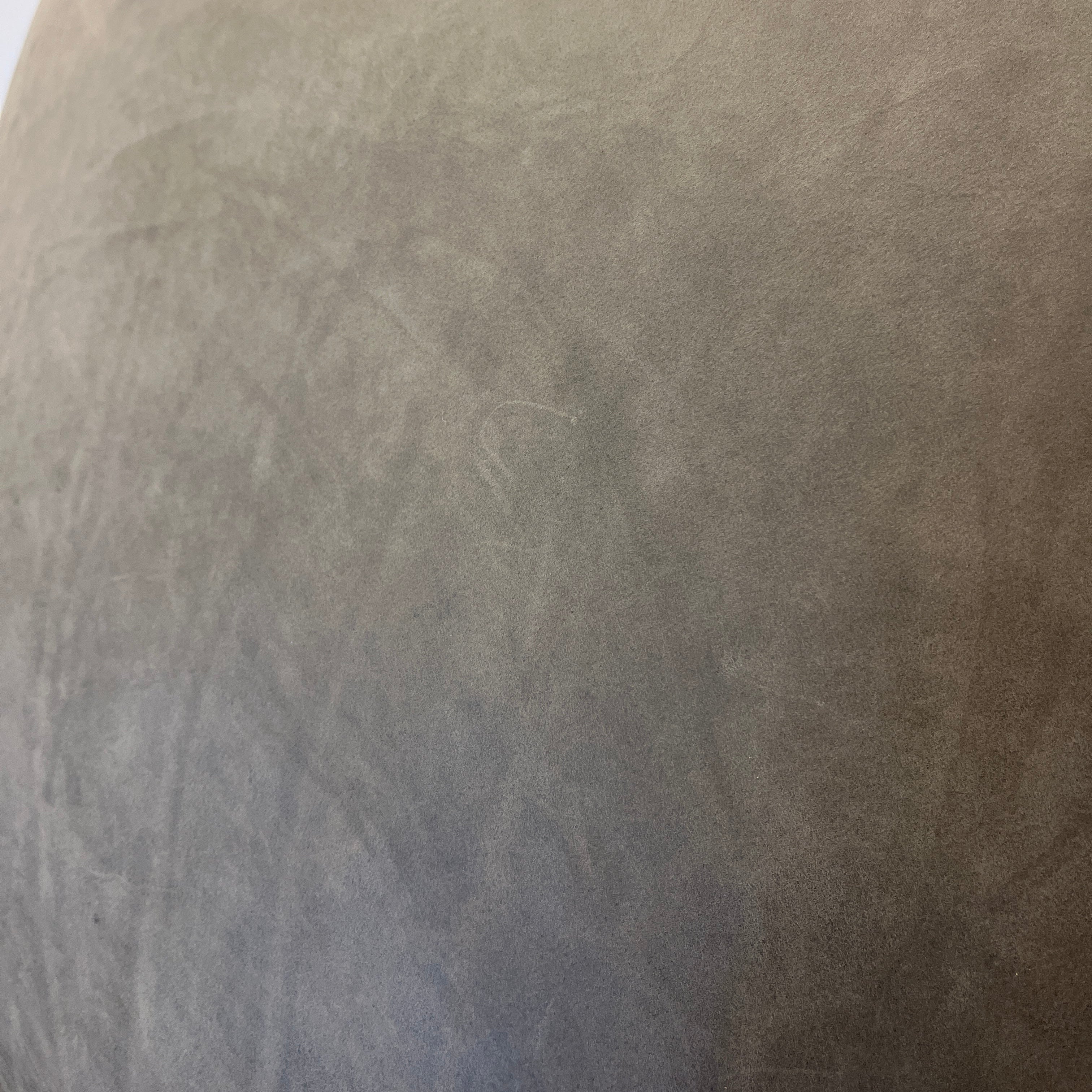 Marcy Express Ship 30" Top Grain Leather Swivel Glider - Iron