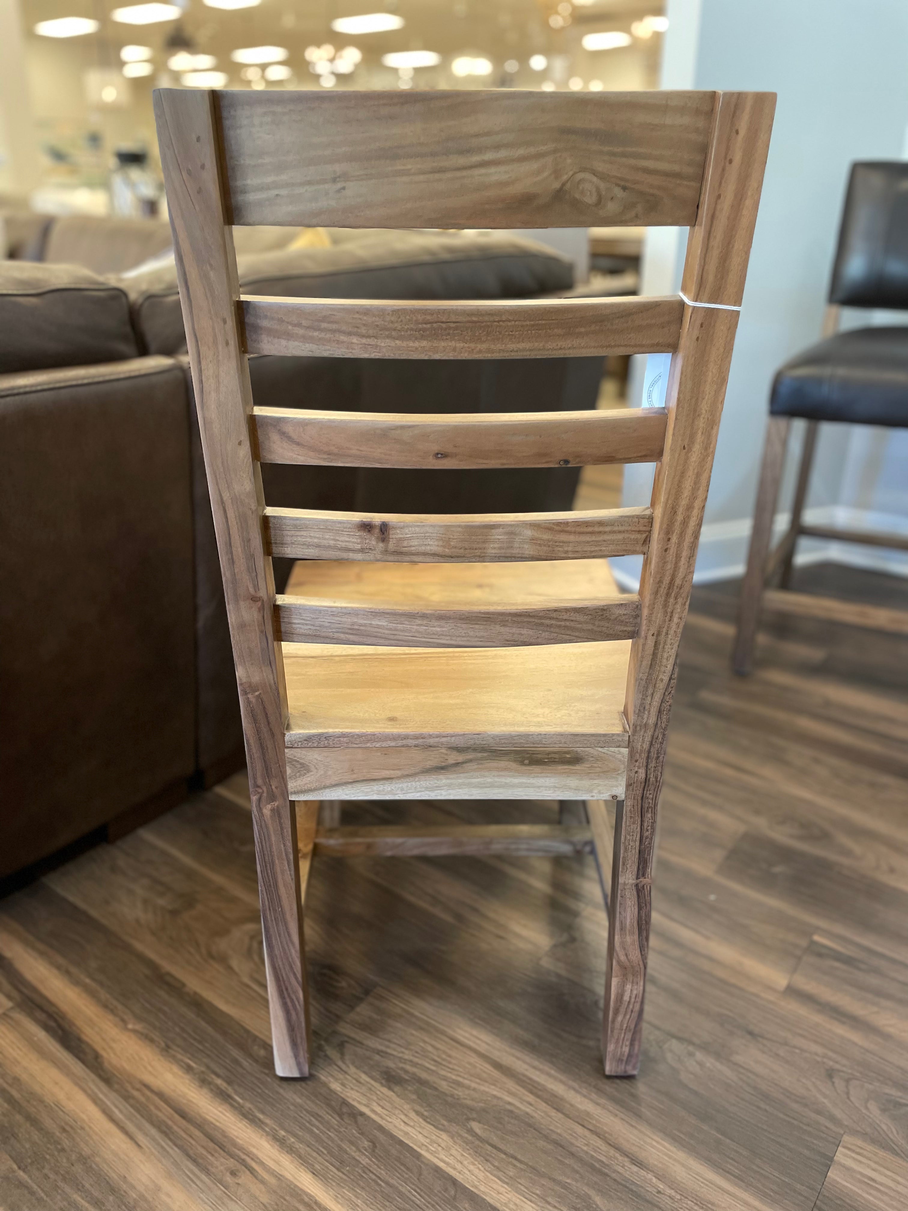 Scratch 'N Dent Malcolm Acacia Ladderback Dining Chair - Natural