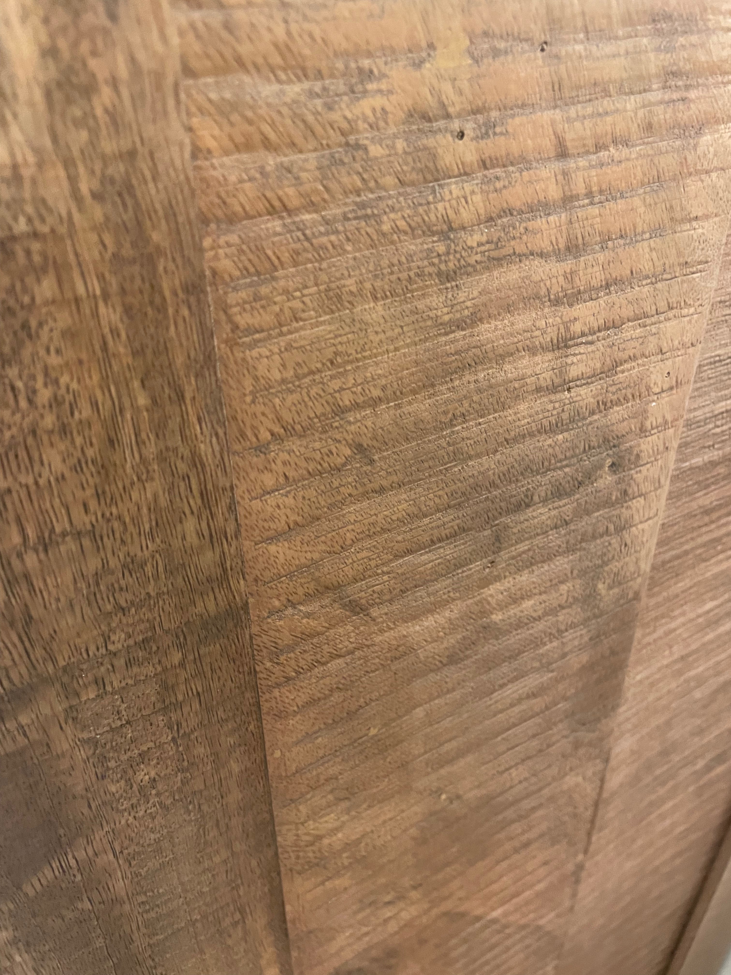 Tullum 56" 3 Door Glass Front Cabinet