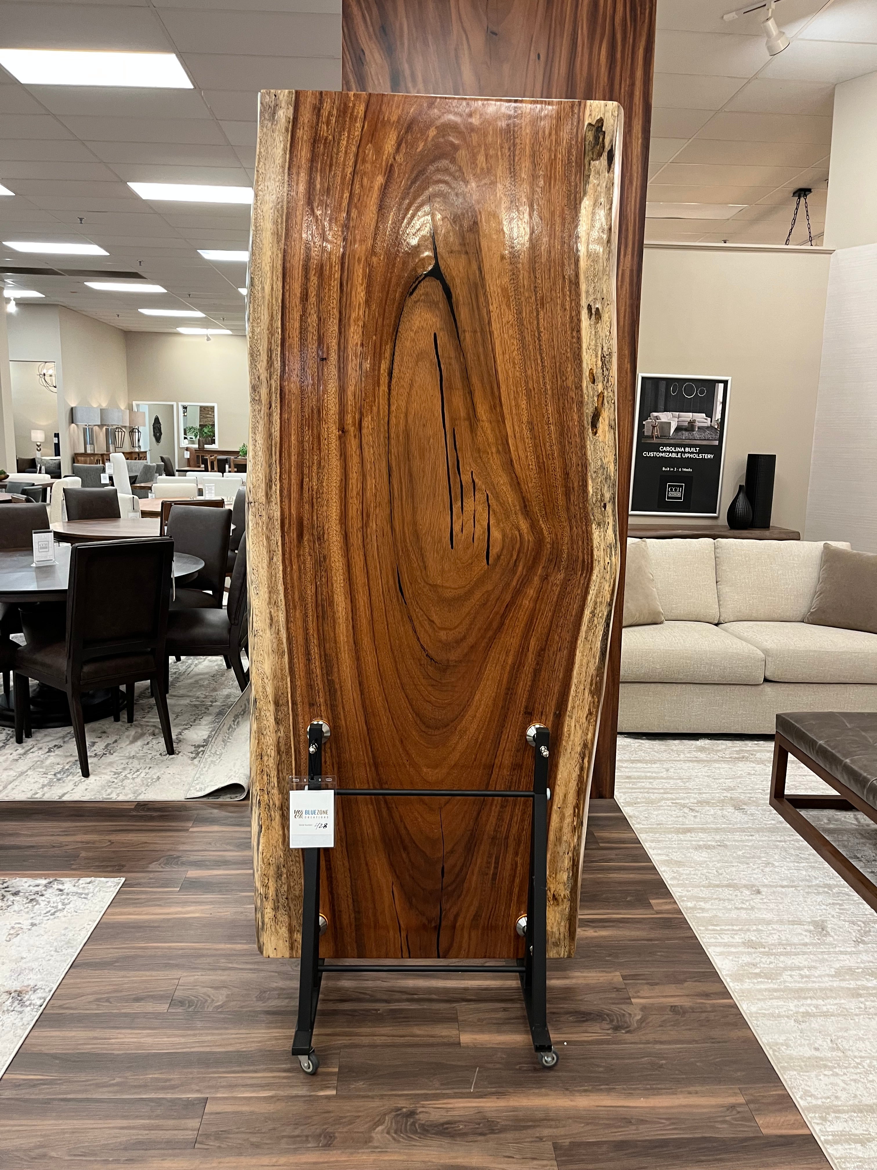 Nicoya 84" Guanacaste Live Edge Dining Table - Natural - SN428