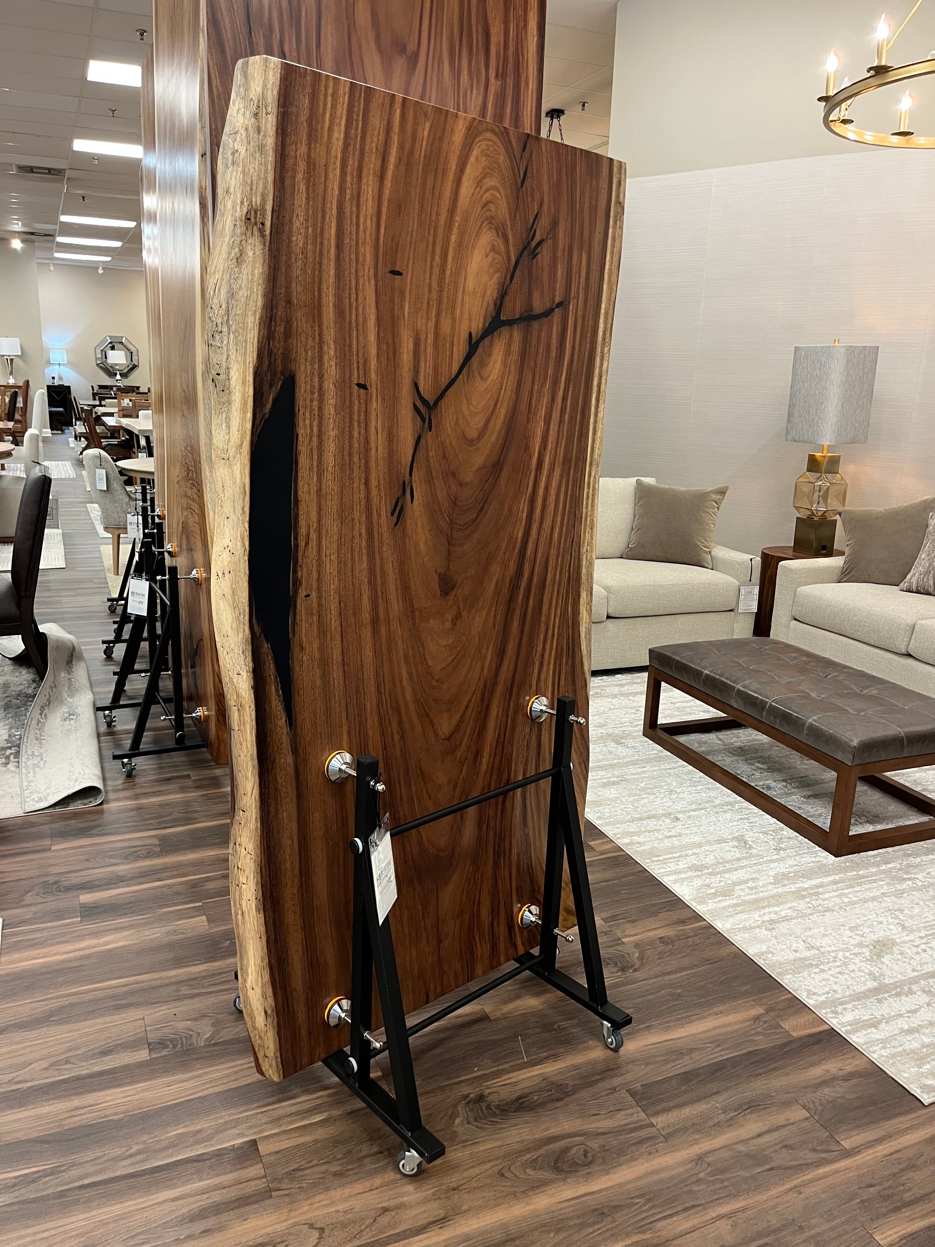 Nicoya 72" Guanacaste Live Edge Dining Table - Natural - SN436