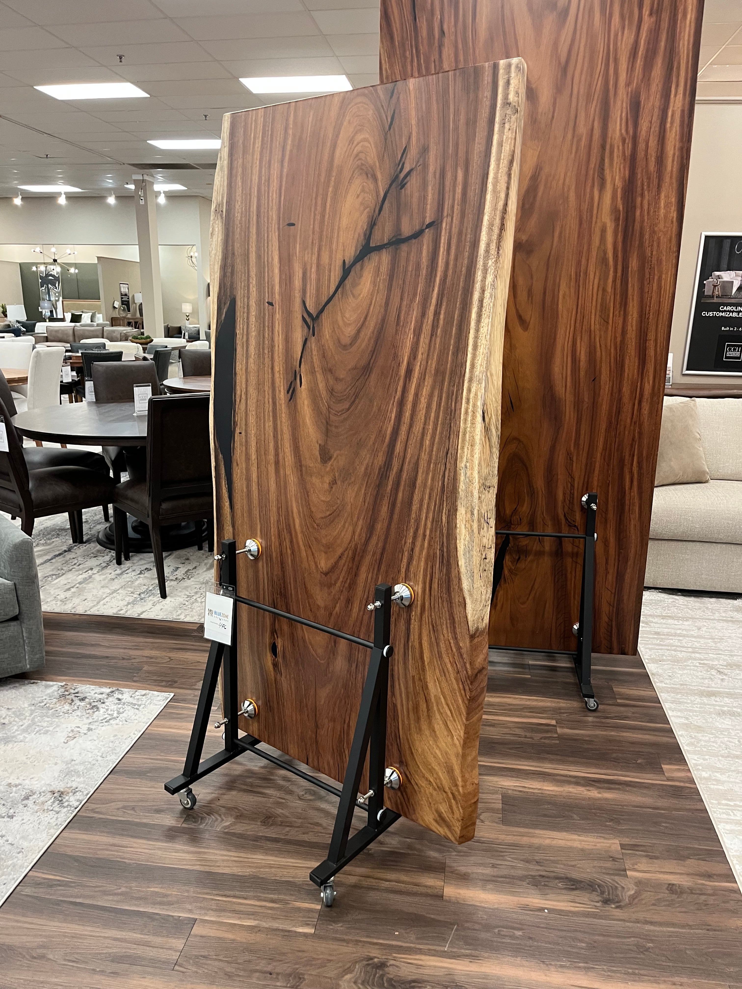 Nicoya 72" Guanacaste Live Edge Dining Table - Natural - SN436