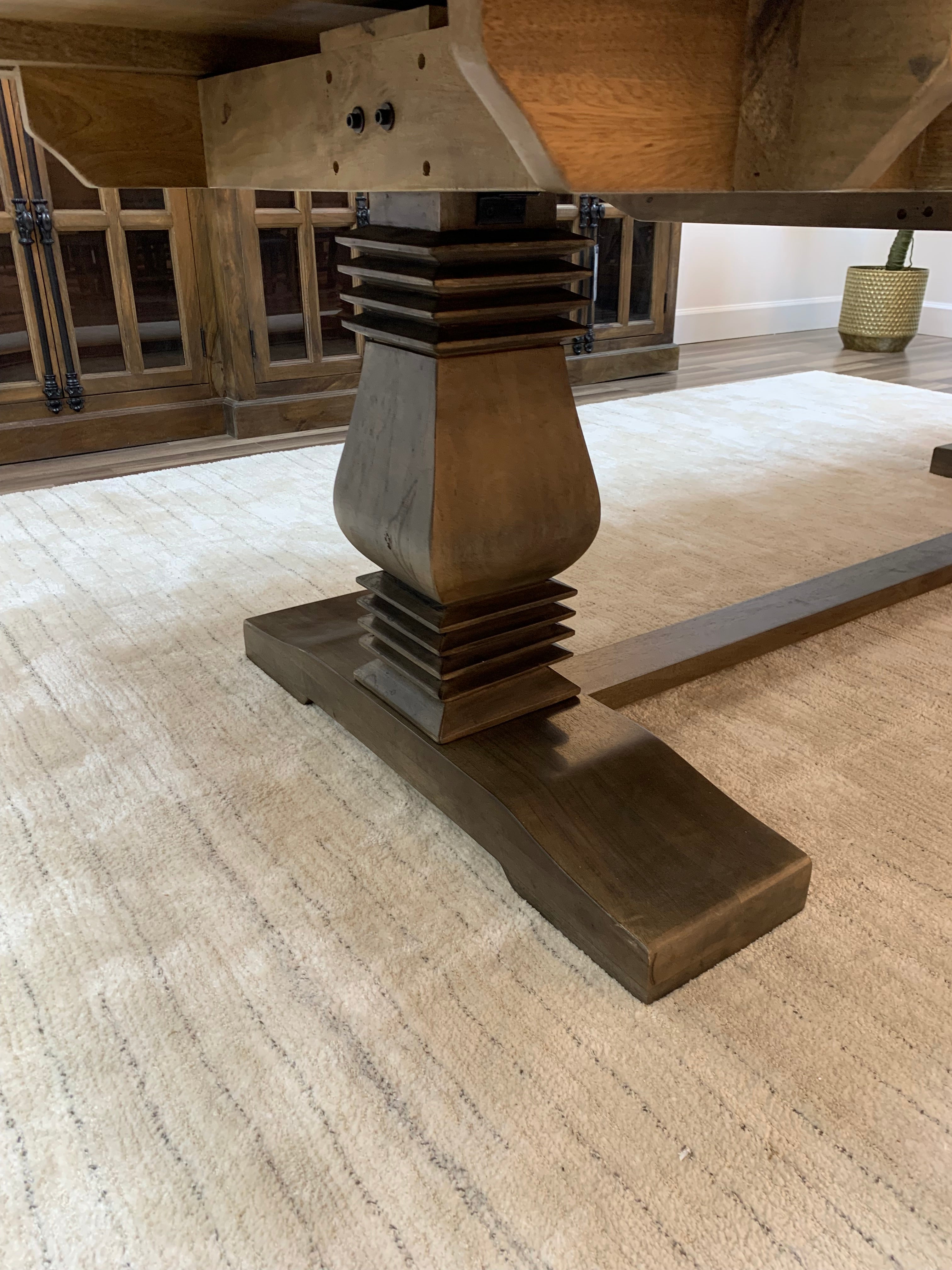 Matthew 96" - 120" Extension Dining Table - Distressed Natural