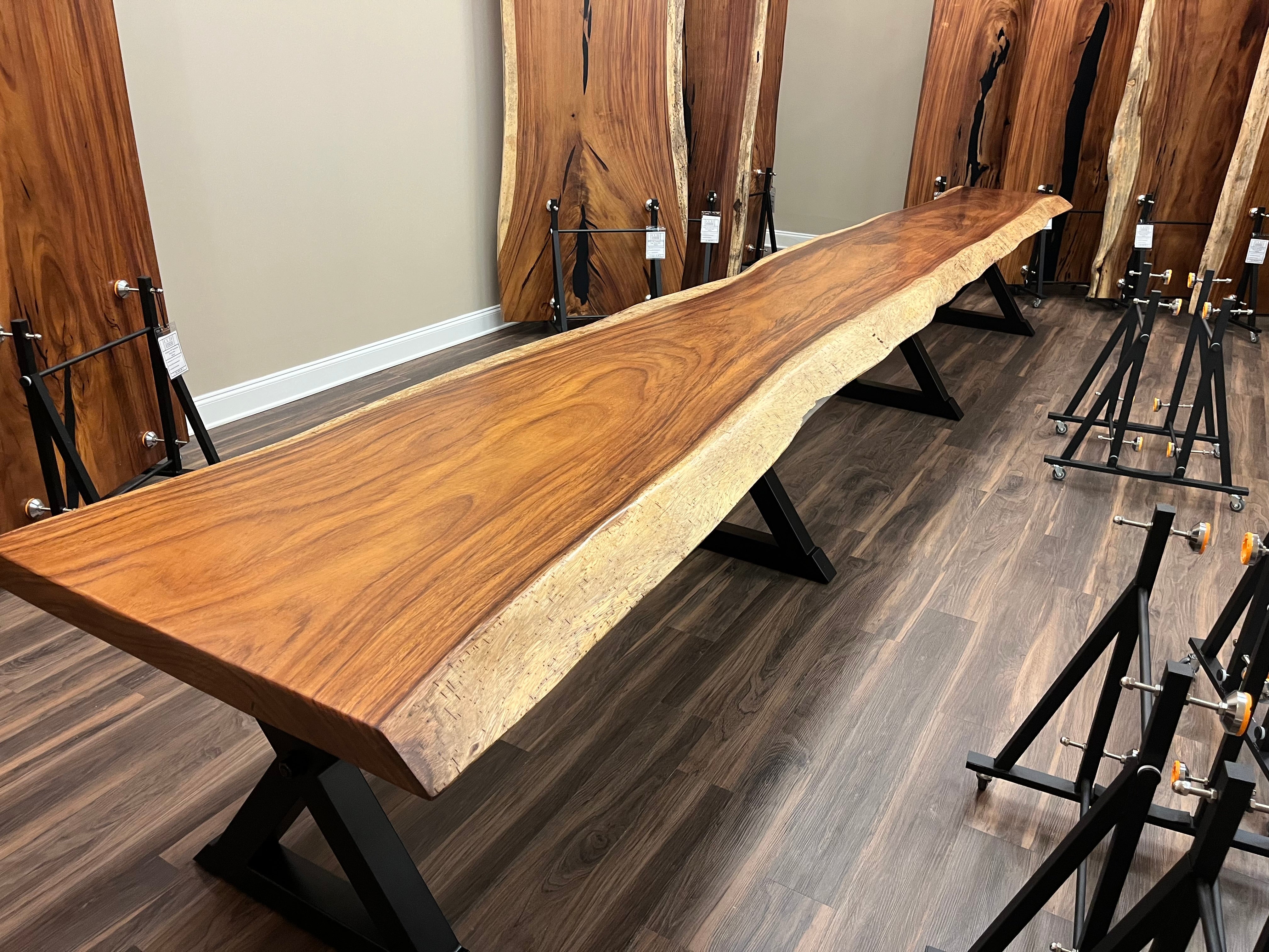 Nicoya 240" Guanacaste Live Edge Gathering Table - Natural - SN474