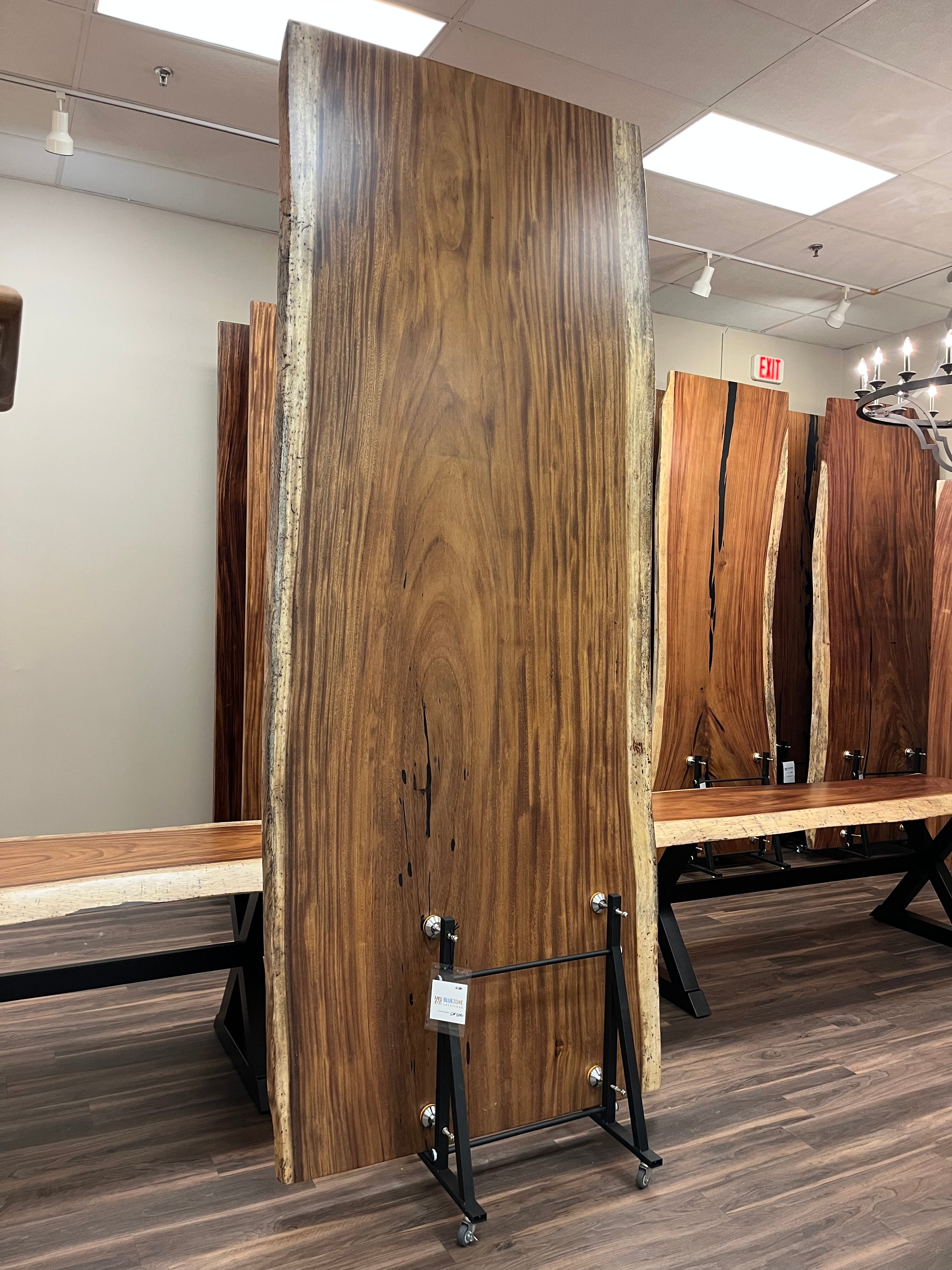 Nicoya 120" Guanacaste Live Edge Dining Table - Natural - SN502