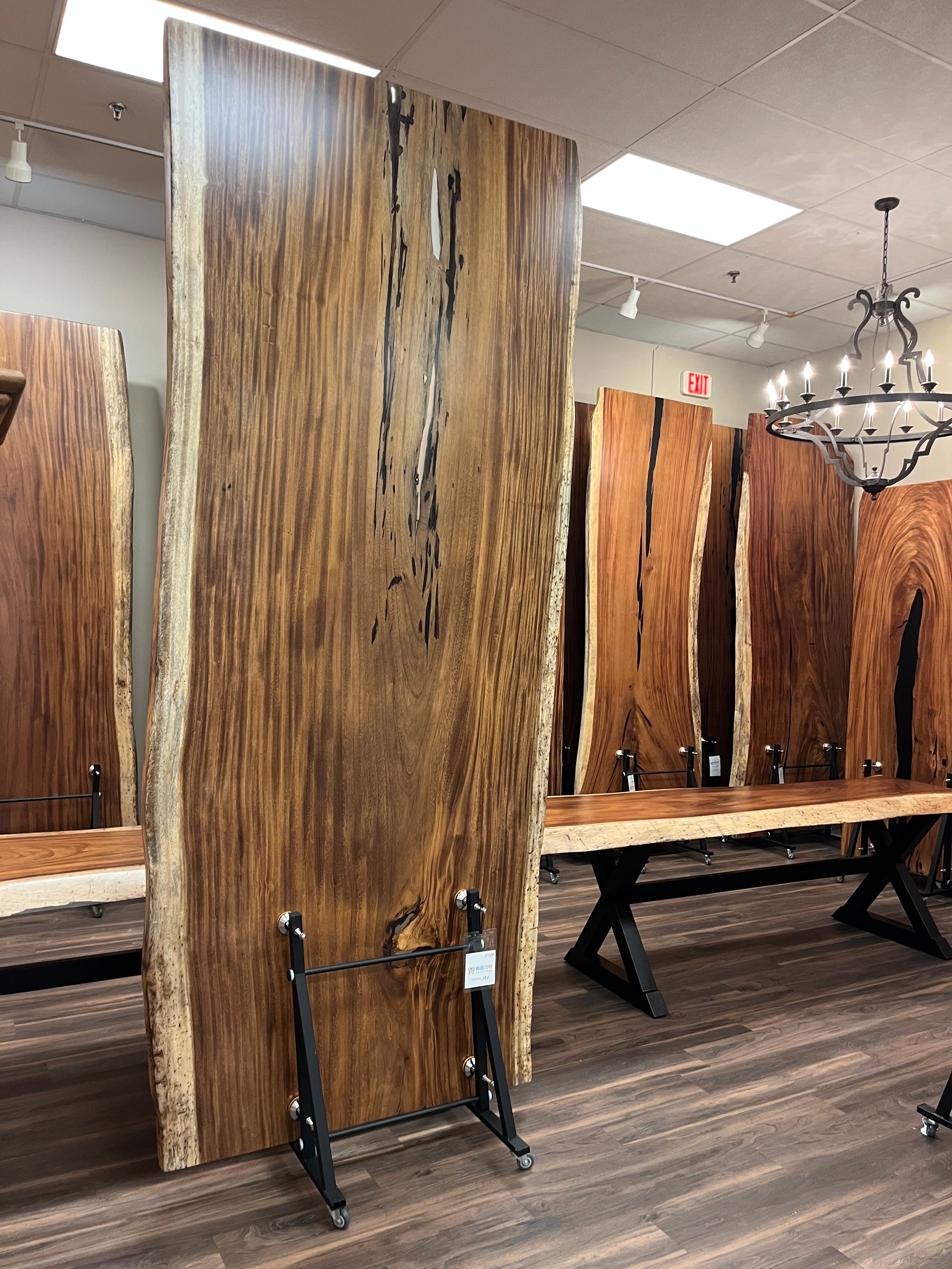 Nicoya 120" Guanacaste Live Edge Dining Table - Natural - SN503