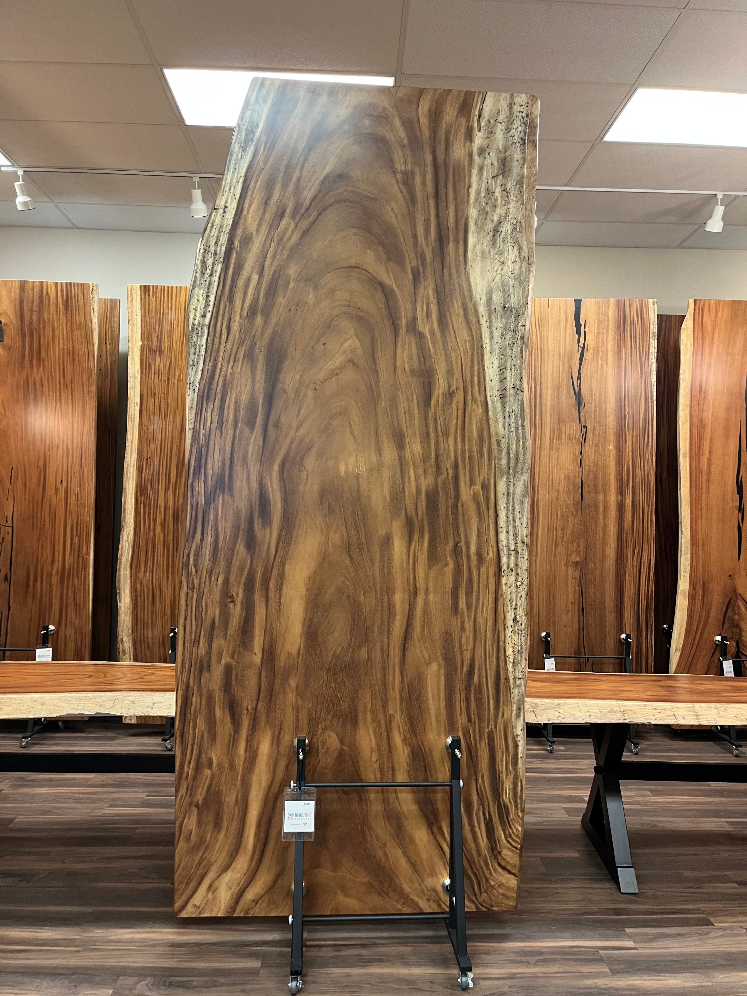 Nicoya 120" Guanacaste Live Edge Dining Table - Natural - SN501