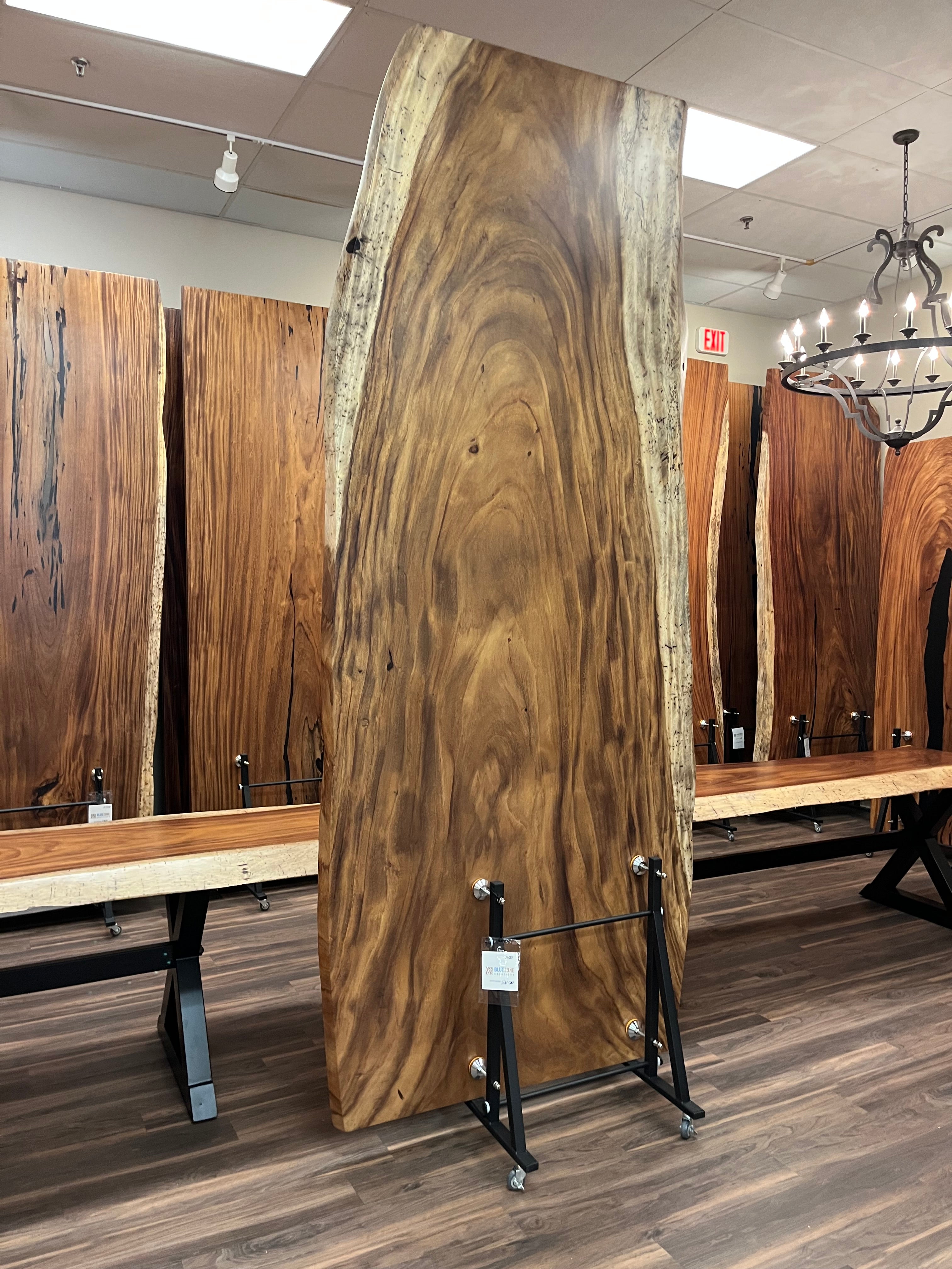 Nicoya 120" Guanacaste Live Edge Dining Table - Natural - SN500