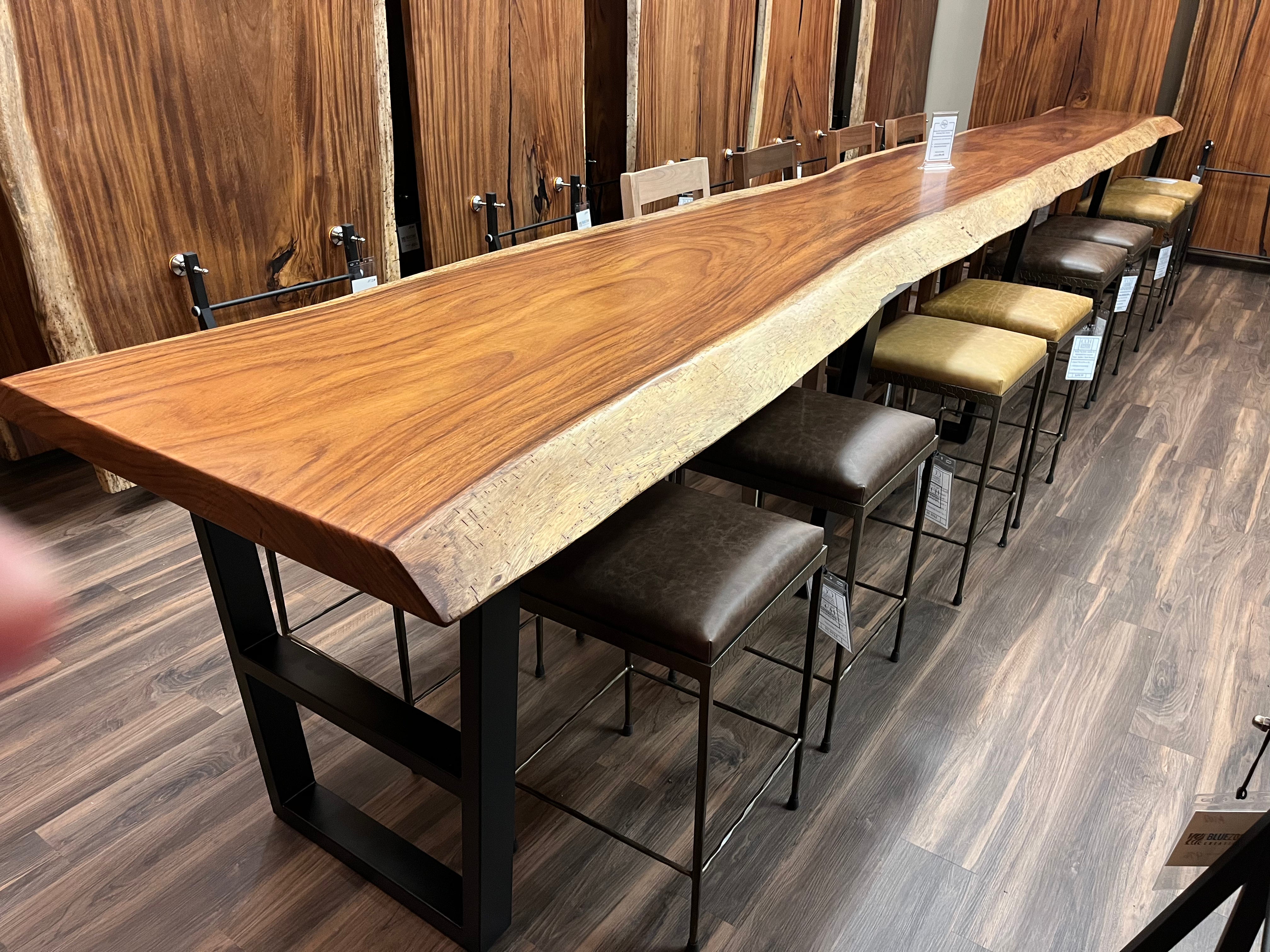 Nicoya 240" Guanacaste Live Edge Gathering Table - Natural - SN474