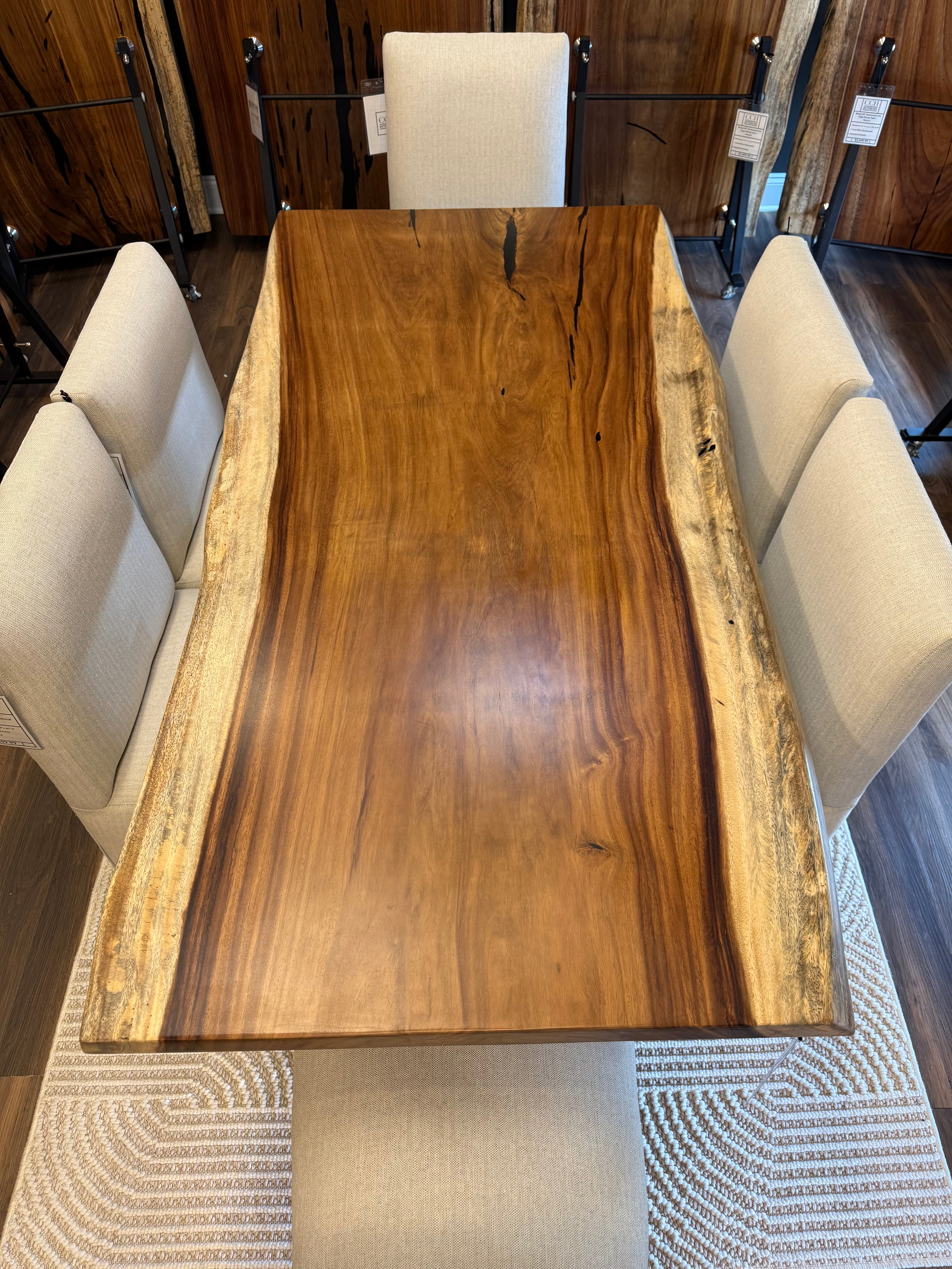 Nicoya 72" Guanacaste Live Edge Dining Table - Natural - SN438