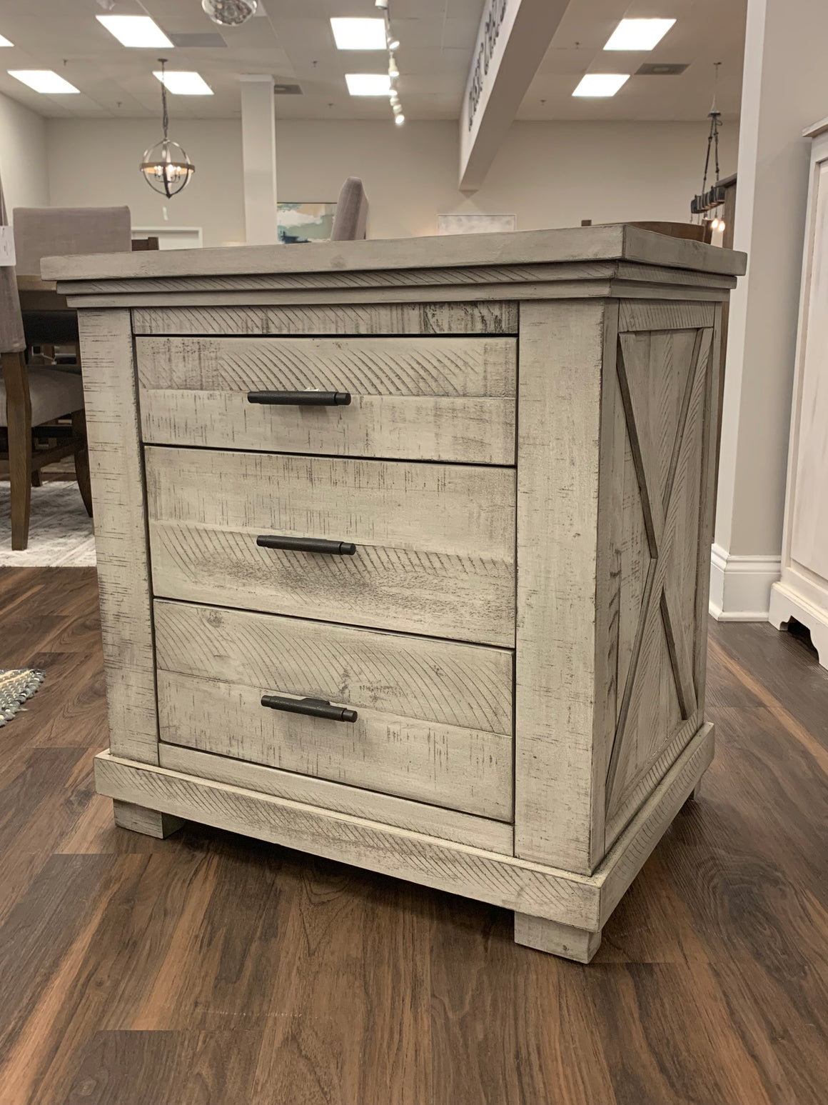 Henderson 27" 3 Drawer Night Stand - Country Gray