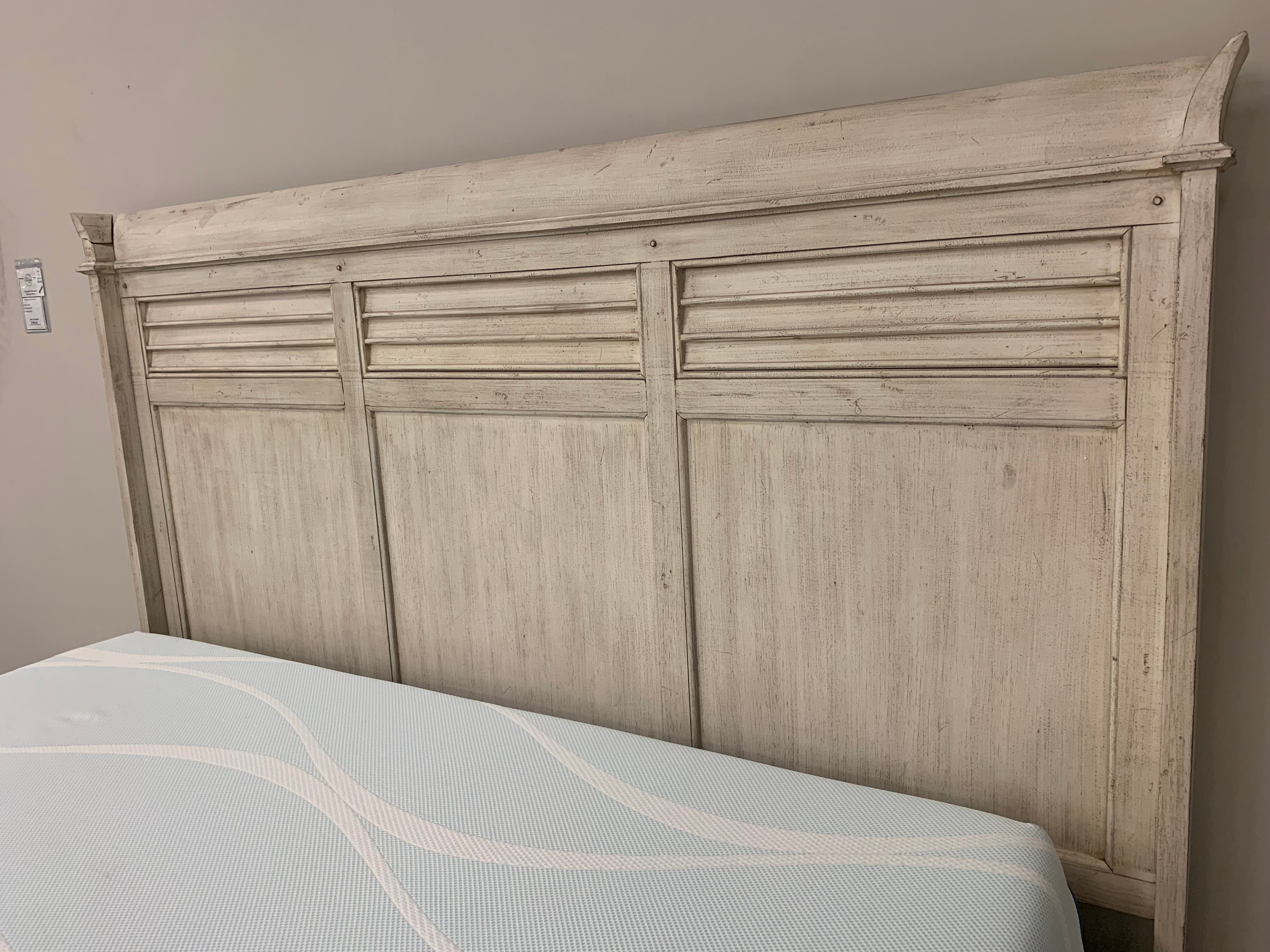 Savannah Mahogany 2 Drawer Storage Bed - Vintage Cream + Driftwood