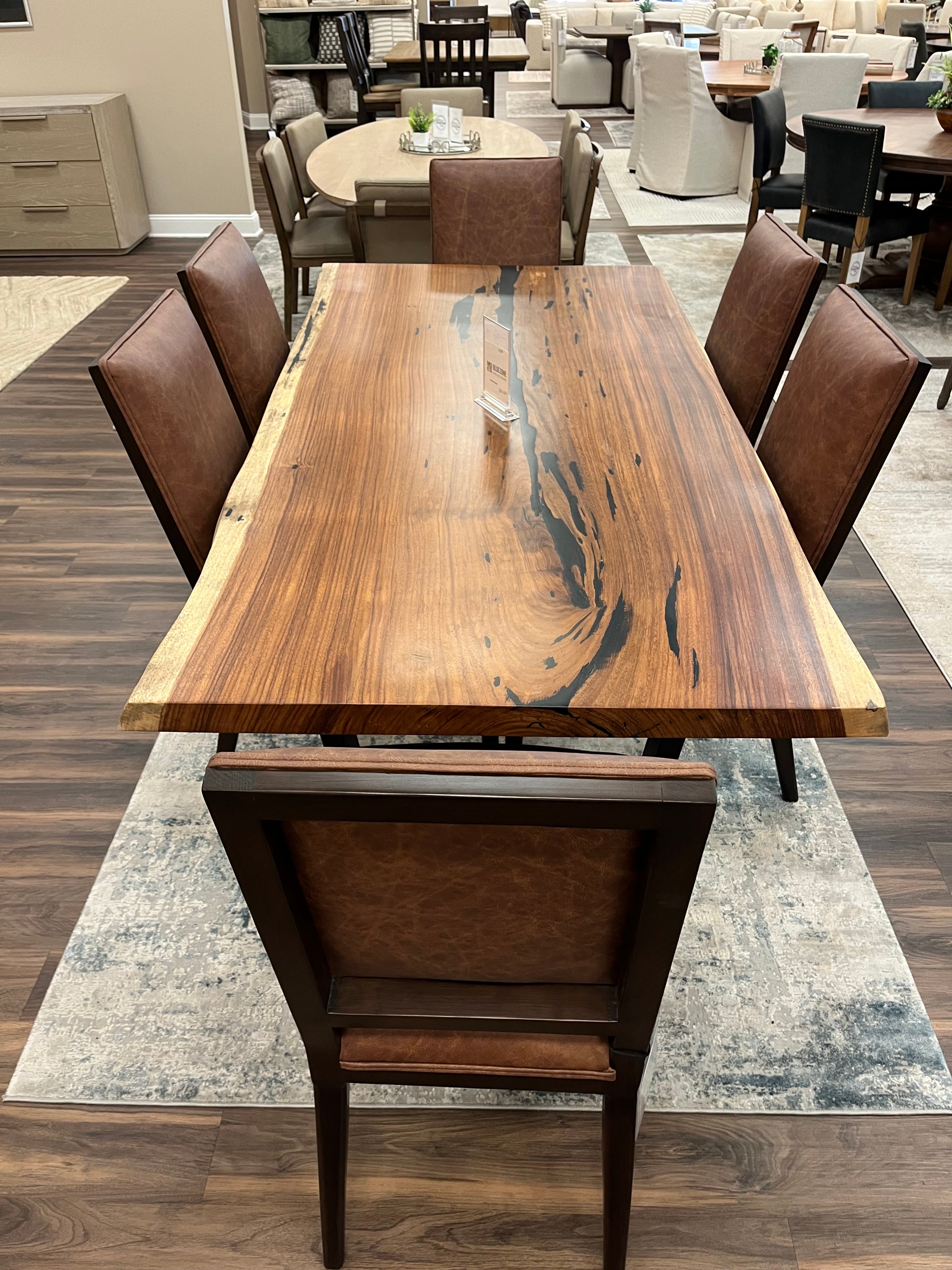 Nicoya 84" Guanacaste Live Edge Dining Table - Natural - SN427