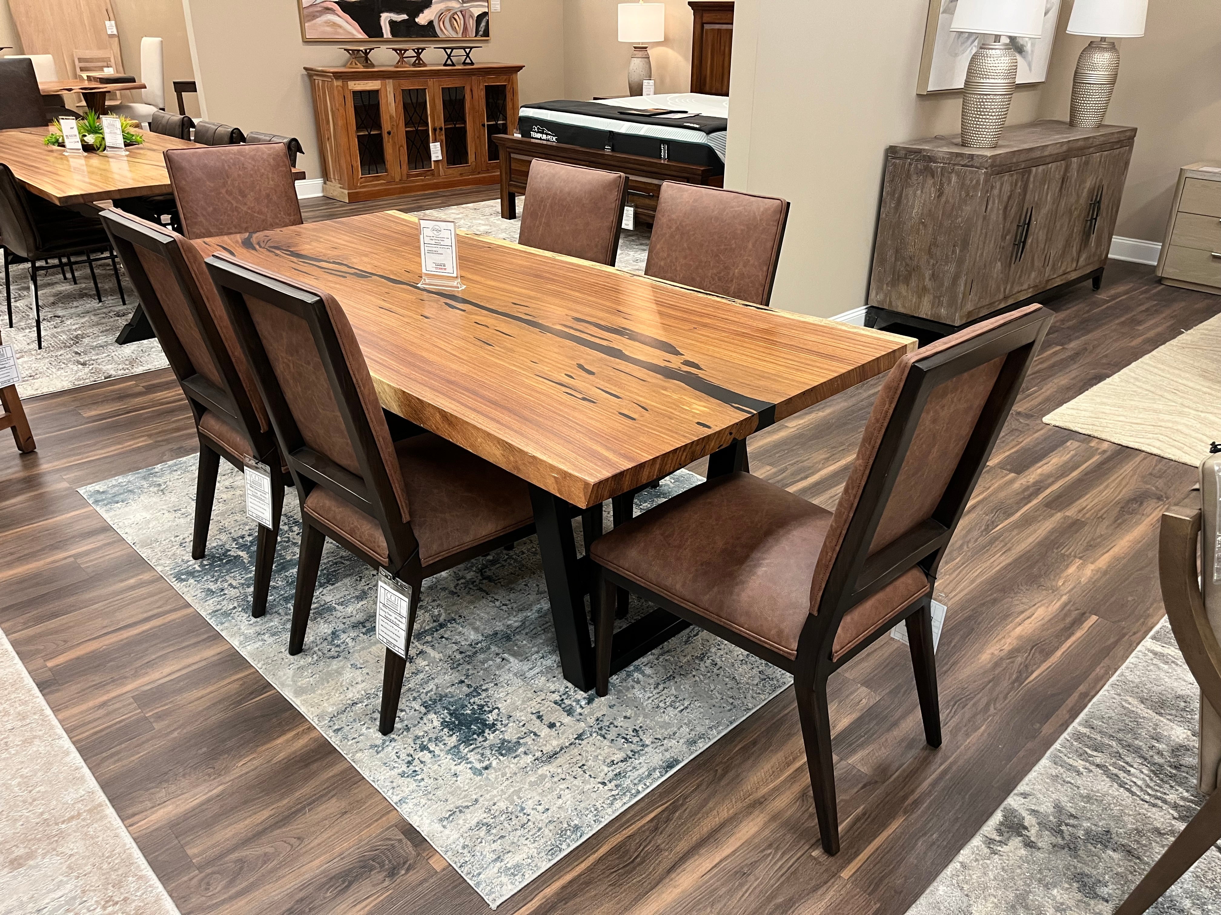 Nicoya 84" Guanacaste Live Edge Dining Table - Natural - SN427