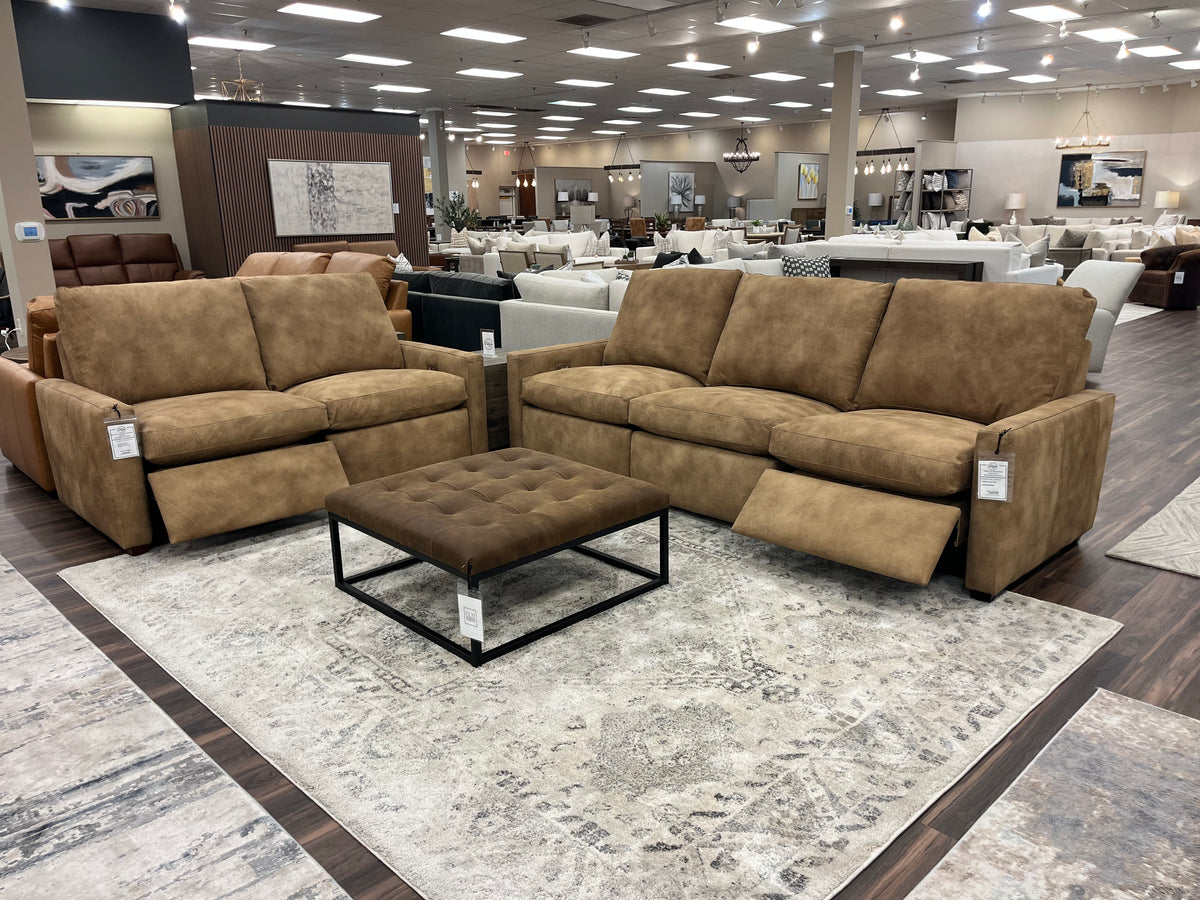 Brodie 113" Power Motion Reclining Sofa - Open Range Brokenstone