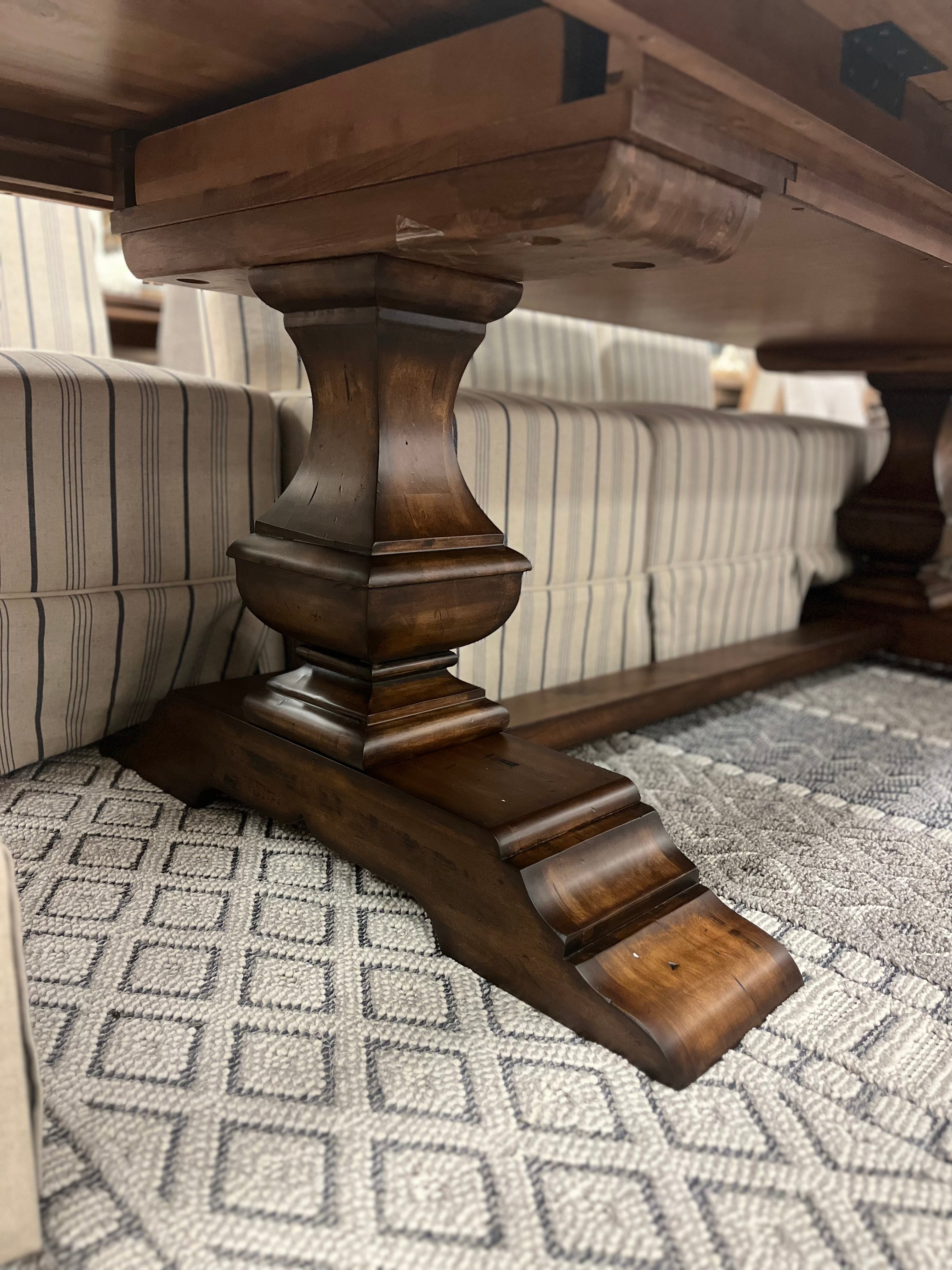 Chesney 82" Dining Bench - Chestnut
