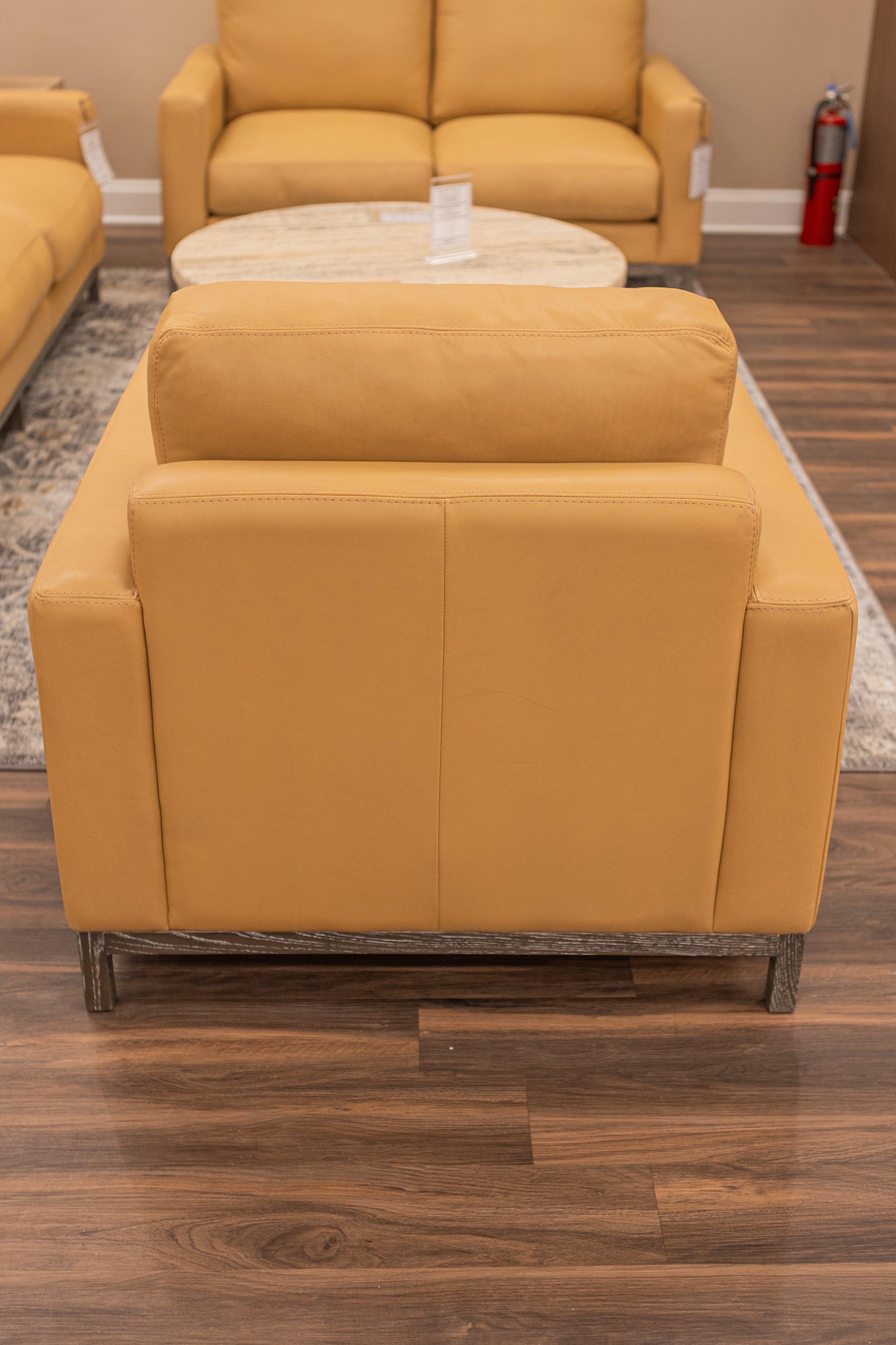 Clarksdale 32" Top Grain Leather Chair - Berkshire Chamois