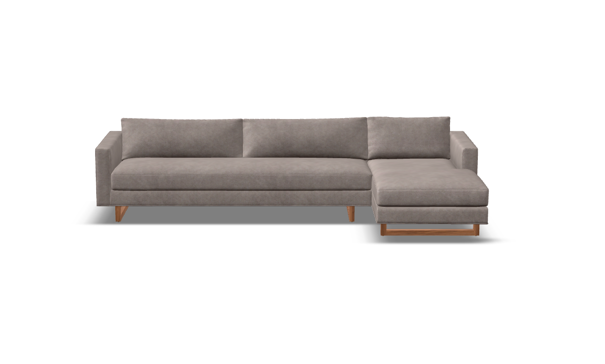 Jeffrey Express Ship 130" Sofa + Chaise