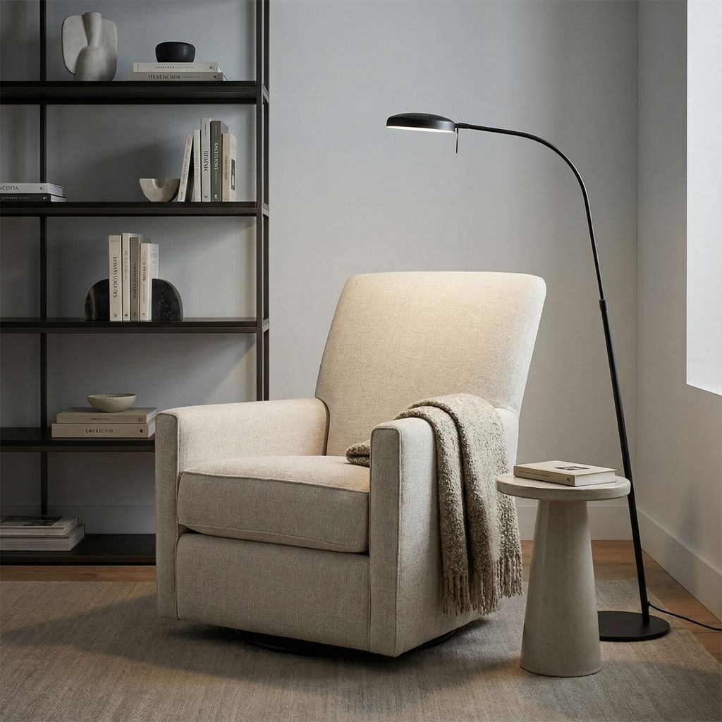 Marcy Express Ship 29" Swivel Glider - Crypton Quicksilver