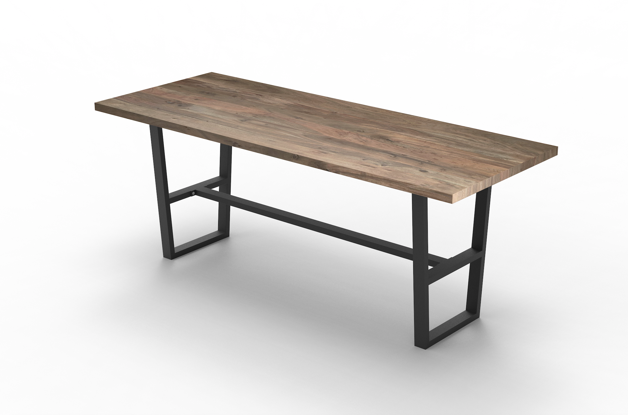 Maxwell Acacia Bar Height Pub Table - Natural + Smoke