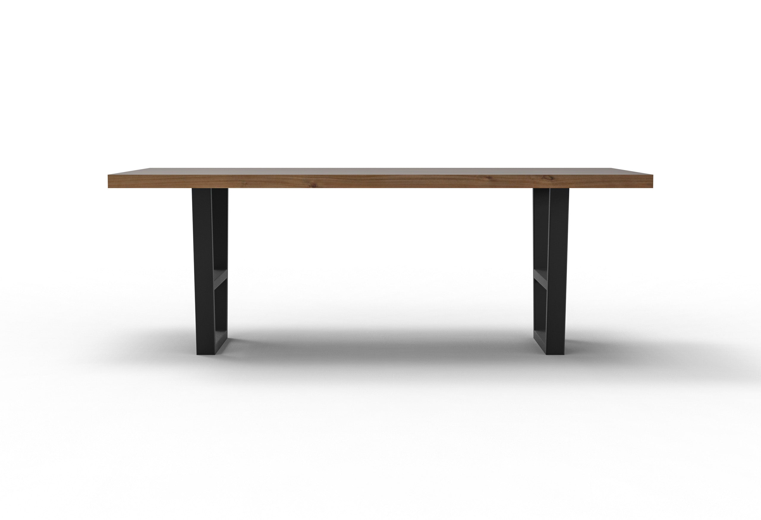 Maxwell Acacia 84" Dining Table - Natural + Gray
