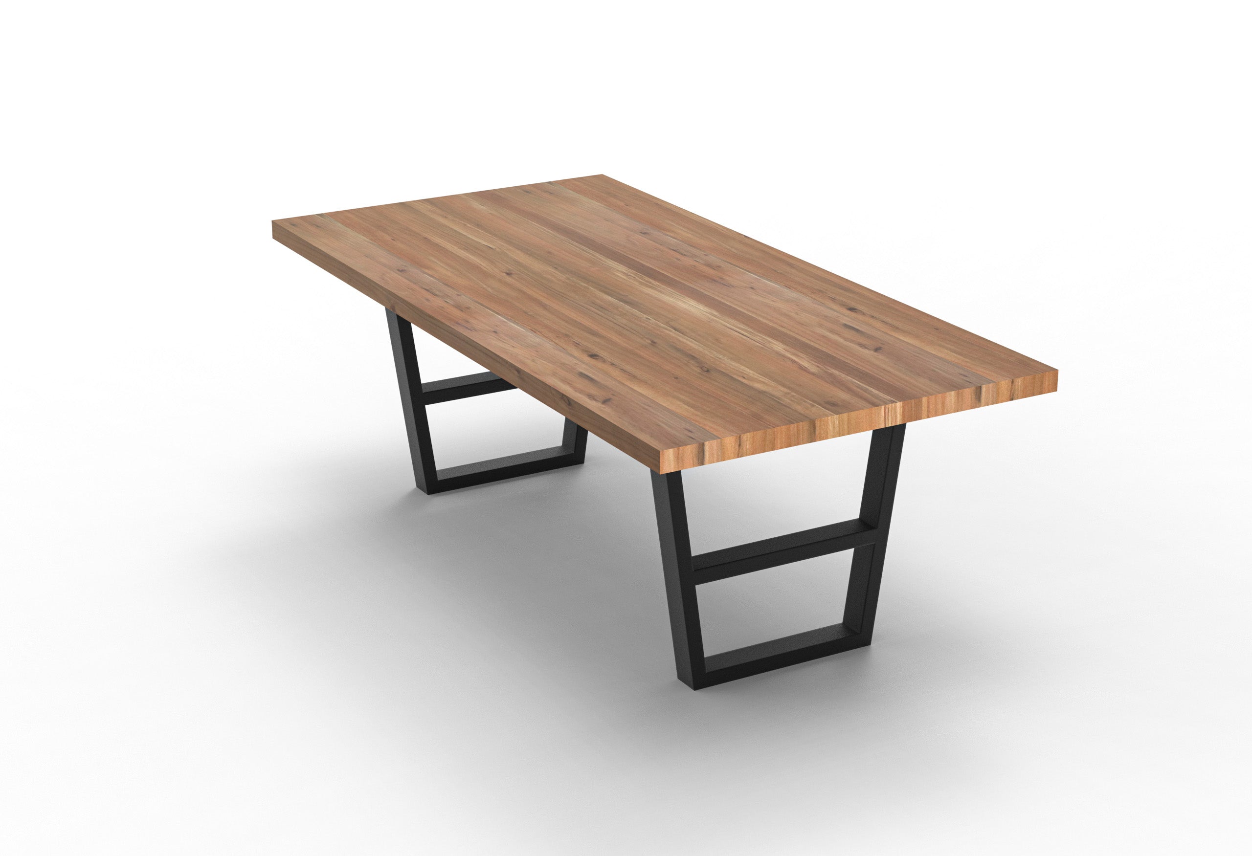 Maxwell Acacia 84" Dining Table - Natural + Gray