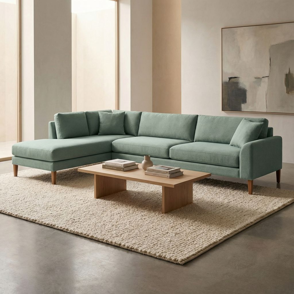 Monte Express Ship 133" Sofa + Bumper Chaise