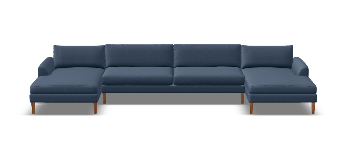 Monte Express Ship 166" Dual Chaise Sectional