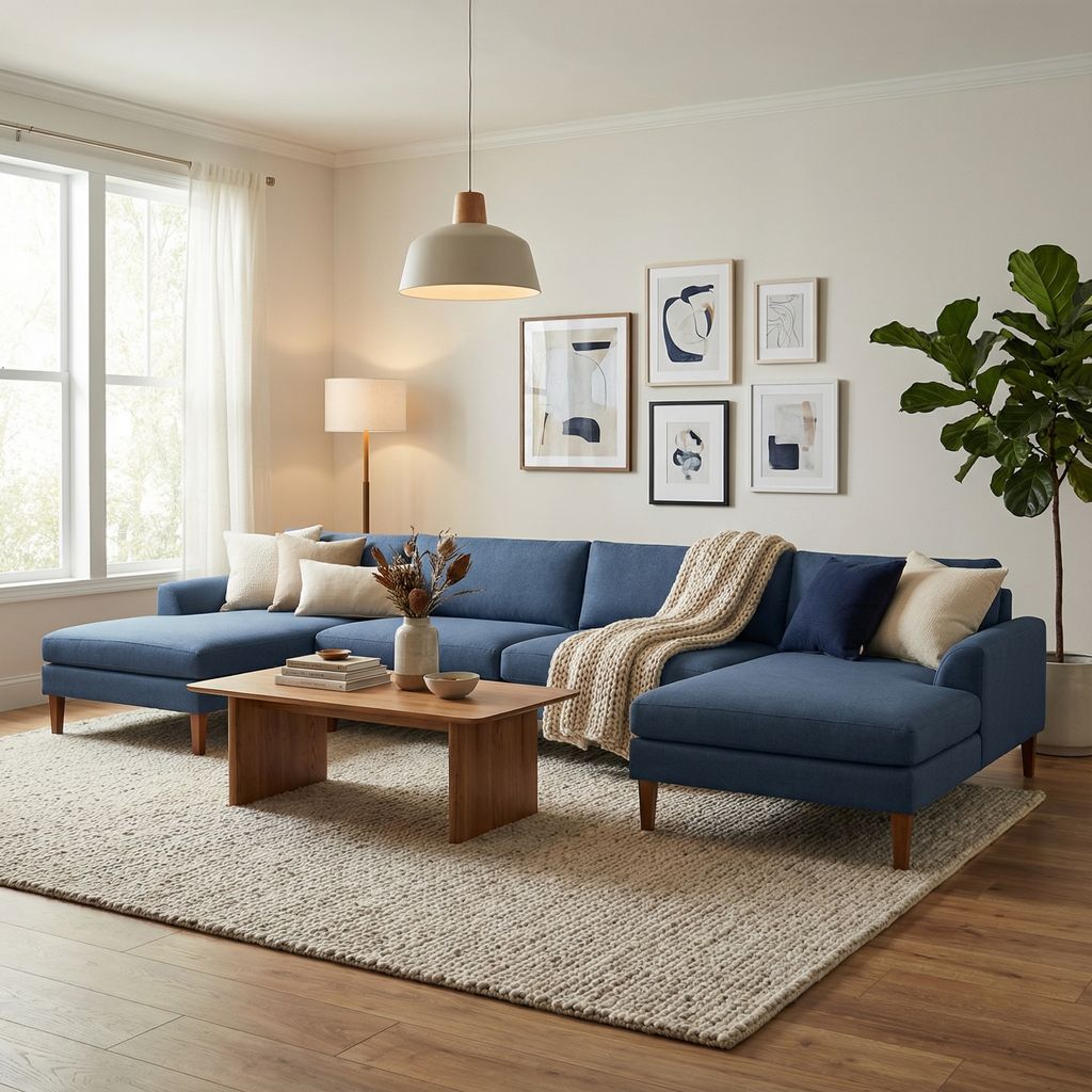 Monte Express Ship 166" Dual Chaise Sectional