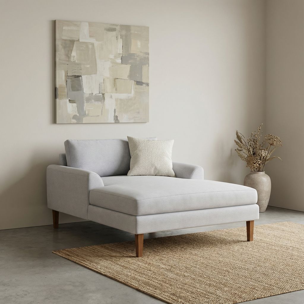 Monte Express Ship 47" Chaise Lounge- Textured Taupe