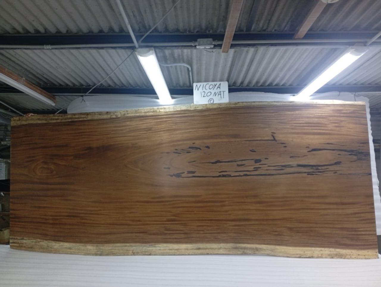 Nicoya 120" Guanacaste Live Edge Dining Table - Natural - SN502