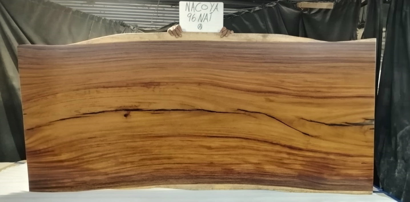 Nicoya 96" Guanacaste Live Edge Dining Table - Natural - SN542