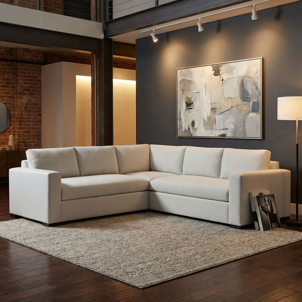 Nathan Luxe Express Ship 97" x 96" Sectional