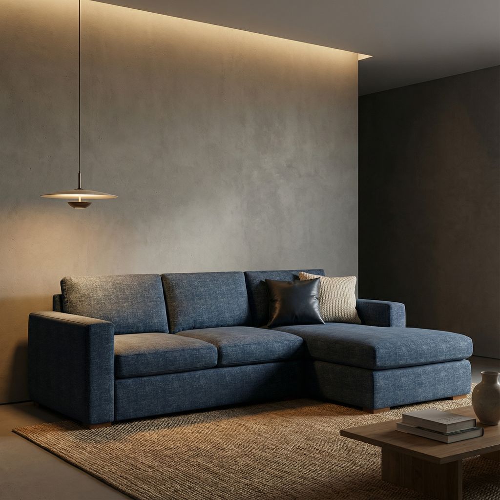 Nathan Luxe Express Ship 97" Sofa + Chaise