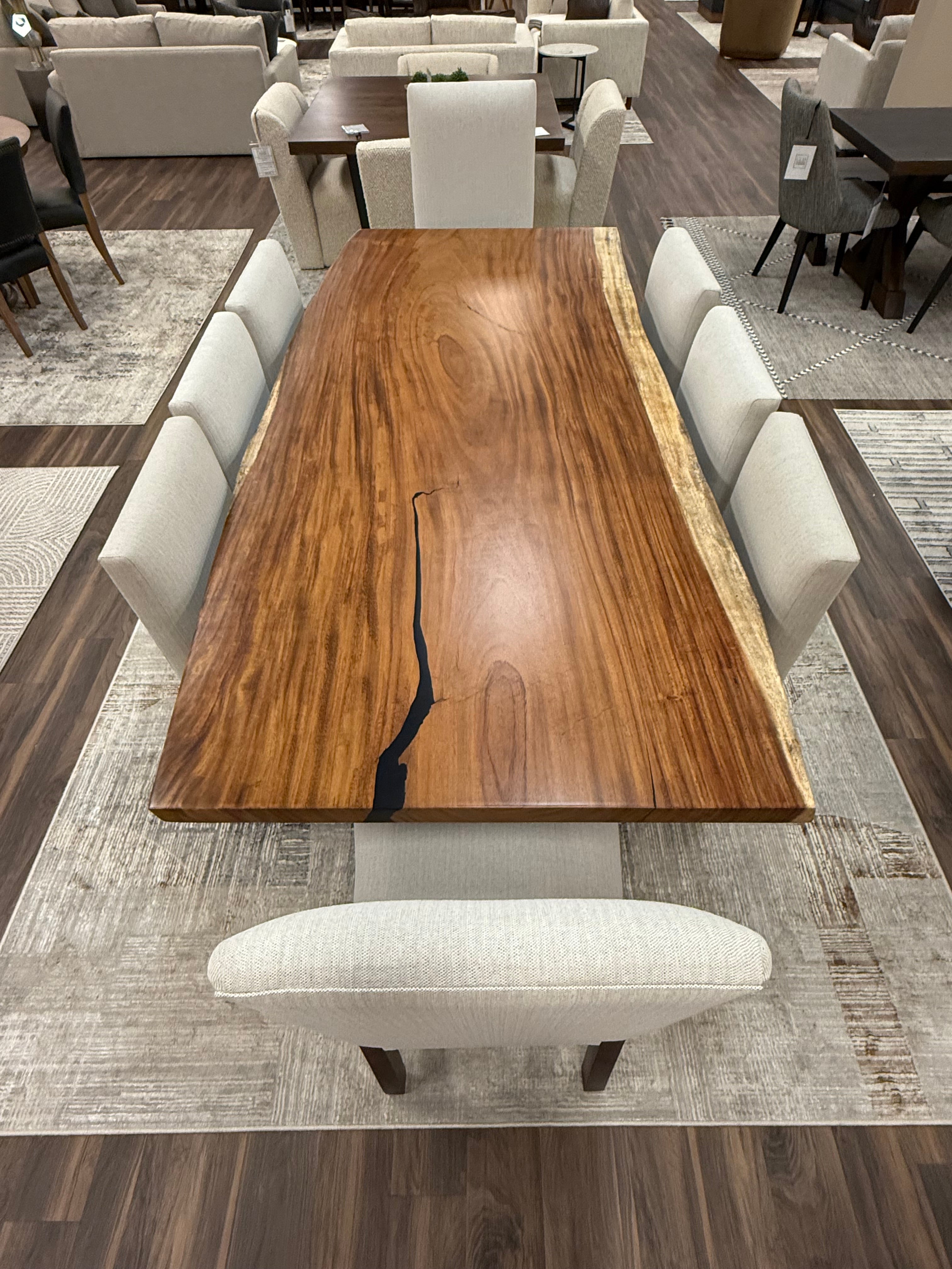 Nicoya 96" Guanacaste Live Edge Dining Table - Natural - SN415