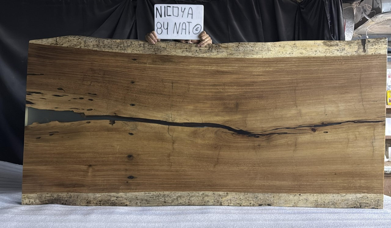Nicoya 84" Guanacaste Live Edge Dining Table - Natural - SN570