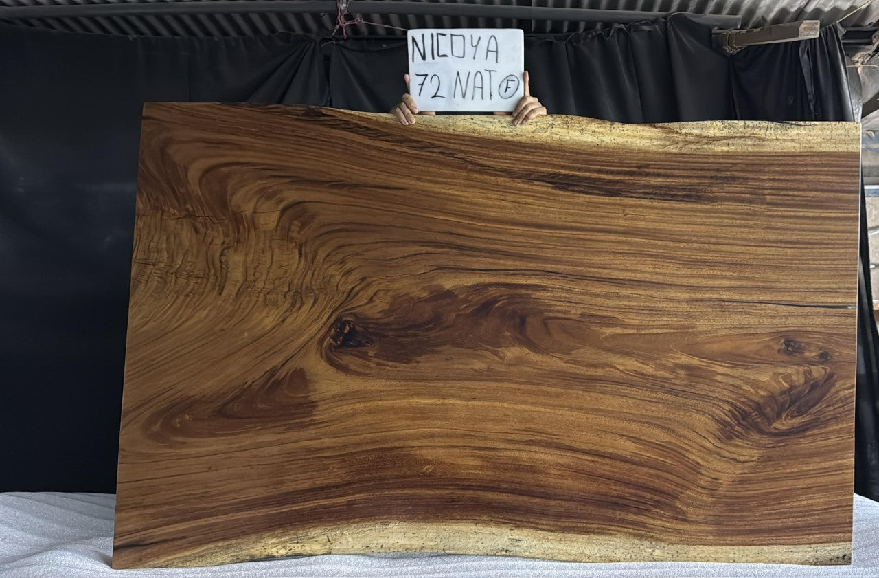 Nicoya 72" Guanacaste Live Edge Dining Table - Natural - SN602