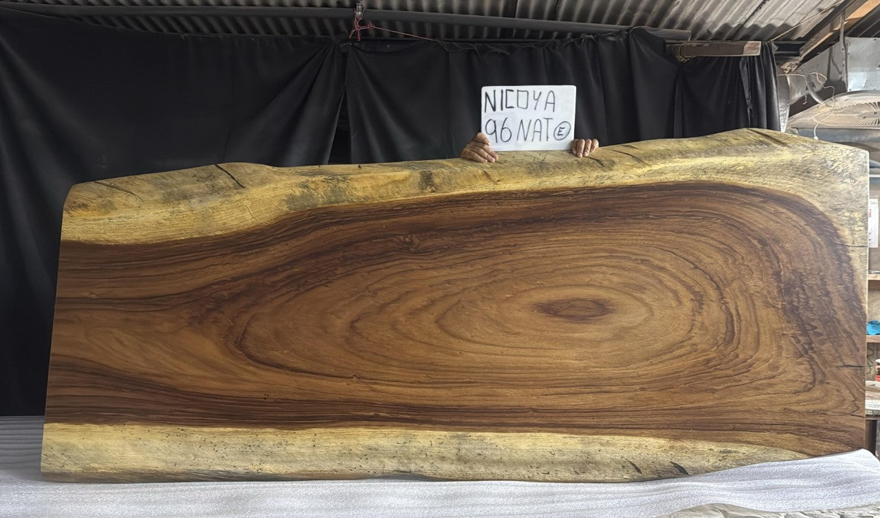 Nicoya 96" Guanacaste Live Edge Dining Table - Natural - SN606