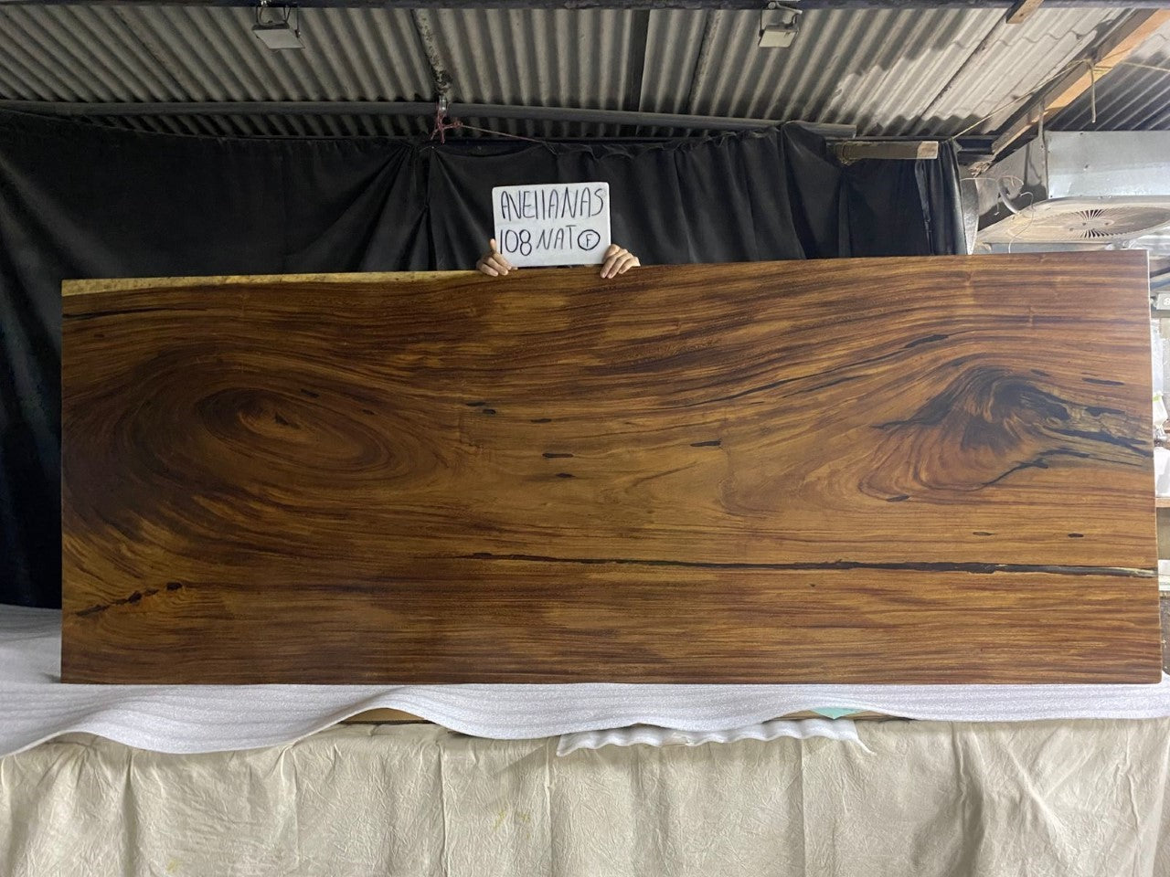 Avellanas 108" Guanacaste Dining Table - Natural - SN613
