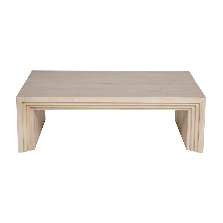 Paloma 54" Mango Coffee Table - Burnished Ash