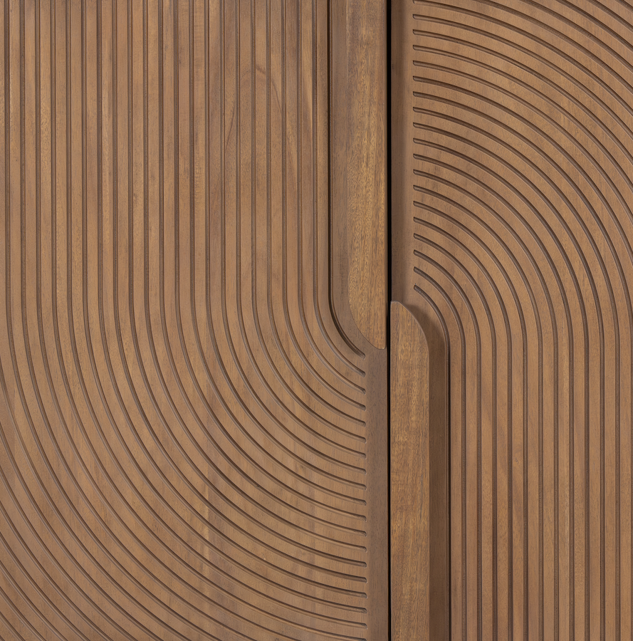 Halima 76" 2 Door Oak Sideboard - Warm Oak