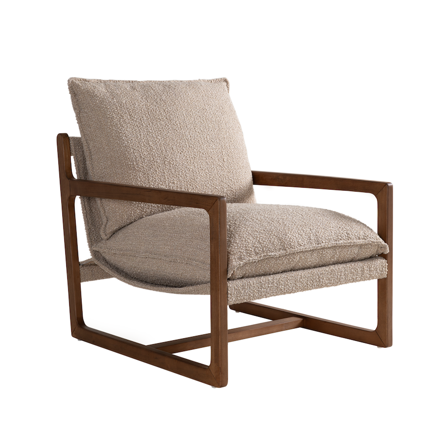 William 29" Occasional Chair - Soft Latte