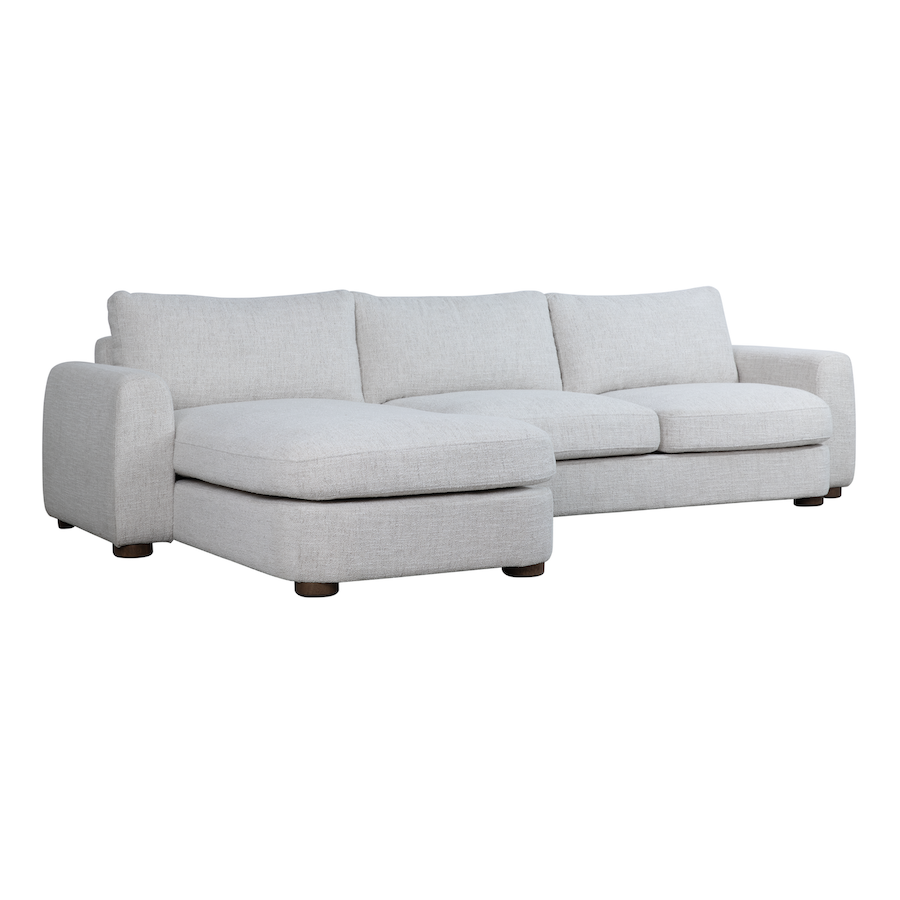 Boyce 114" 2 Cushion Sofa + LAF Chaise - Canvas Linen