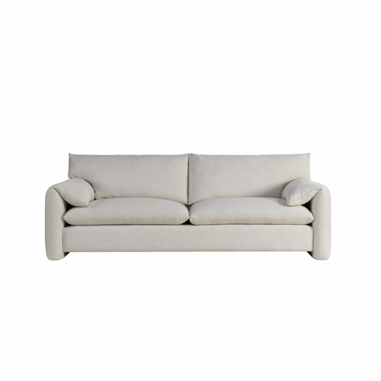 Safiya 94" 2 Cushion Sofa - Creamy Clay