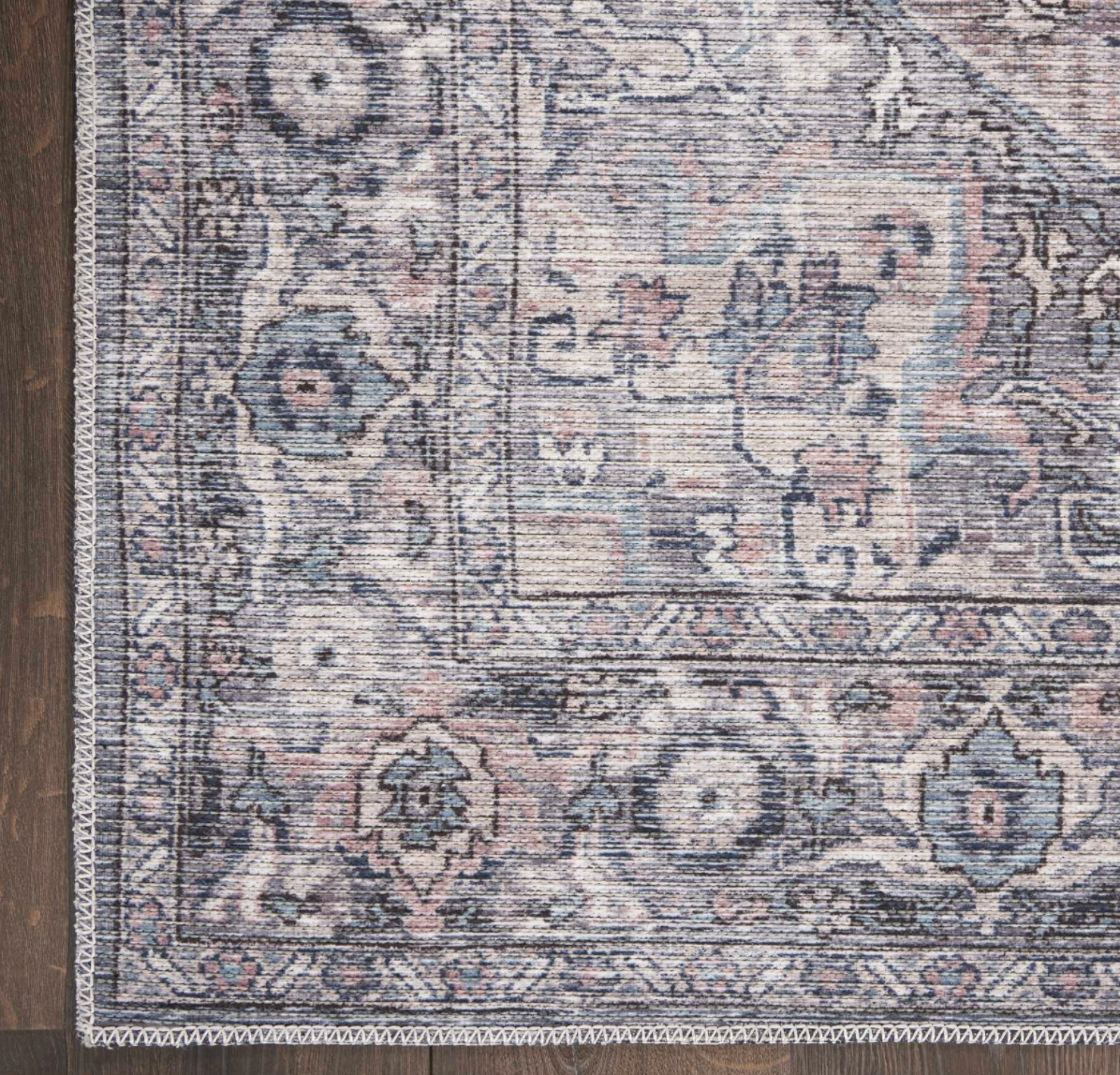 WCE - New Horizons Washable Area Rug - Grey/Multi
