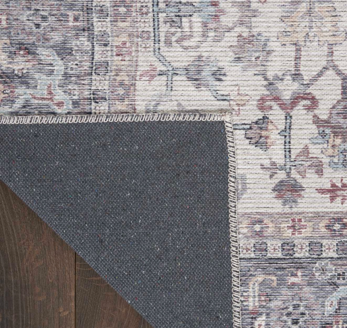 WCE - New Horizons Washable Area Rug - Grey