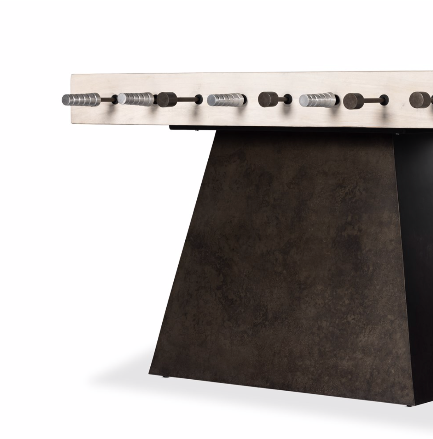 Archer 56" Guanacaste Foosball Table - Bleached Guanacaste